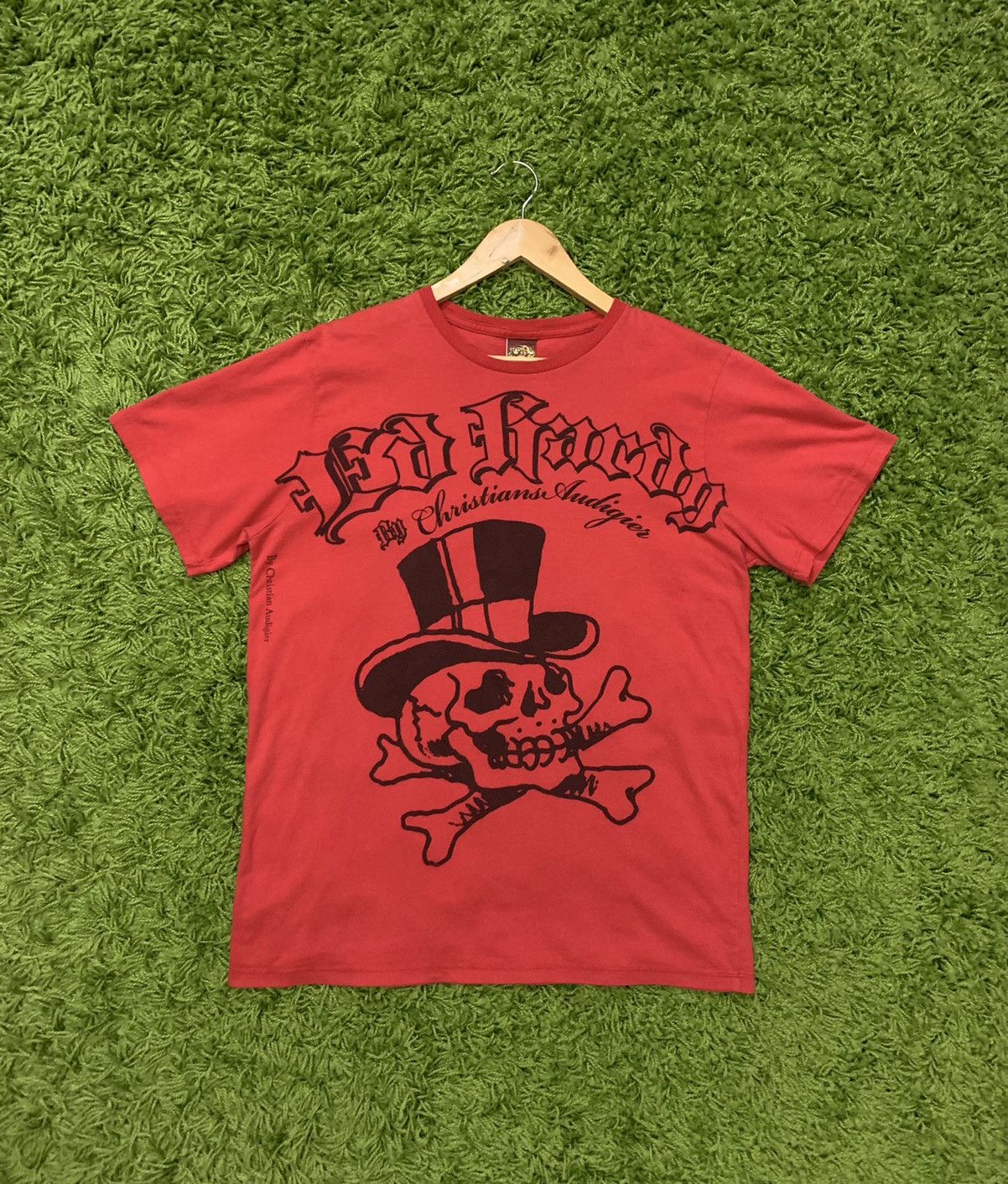Ed Hardy × Vintage 📌 Y2K Ed Hardy Christian Audigier Skull Tee Large Size US L / EU 52-54 / 3 - 1 Thumbnail
