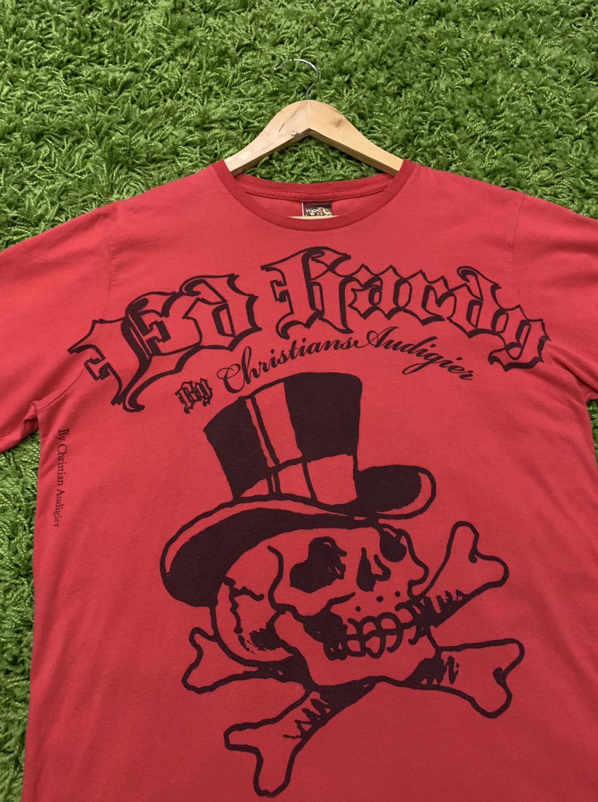 Ed Hardy × Vintage 📌 Y2K Ed Hardy Christian Audigier Skull Tee Large Size US L / EU 52-54 / 3 - 3 Thumbnail