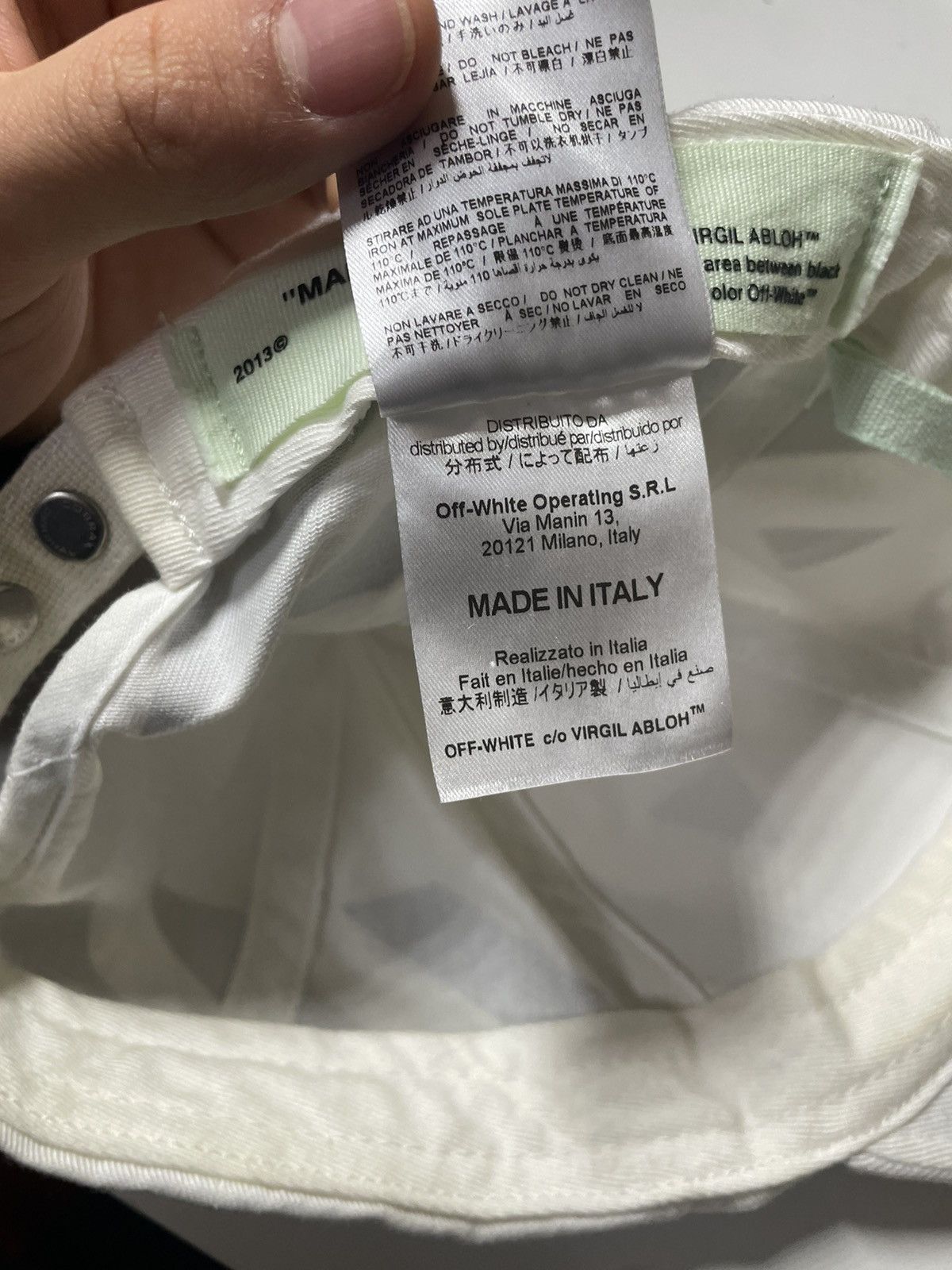 Off-White Off white scorpion cap Size ONE SIZE - 4 Thumbnail