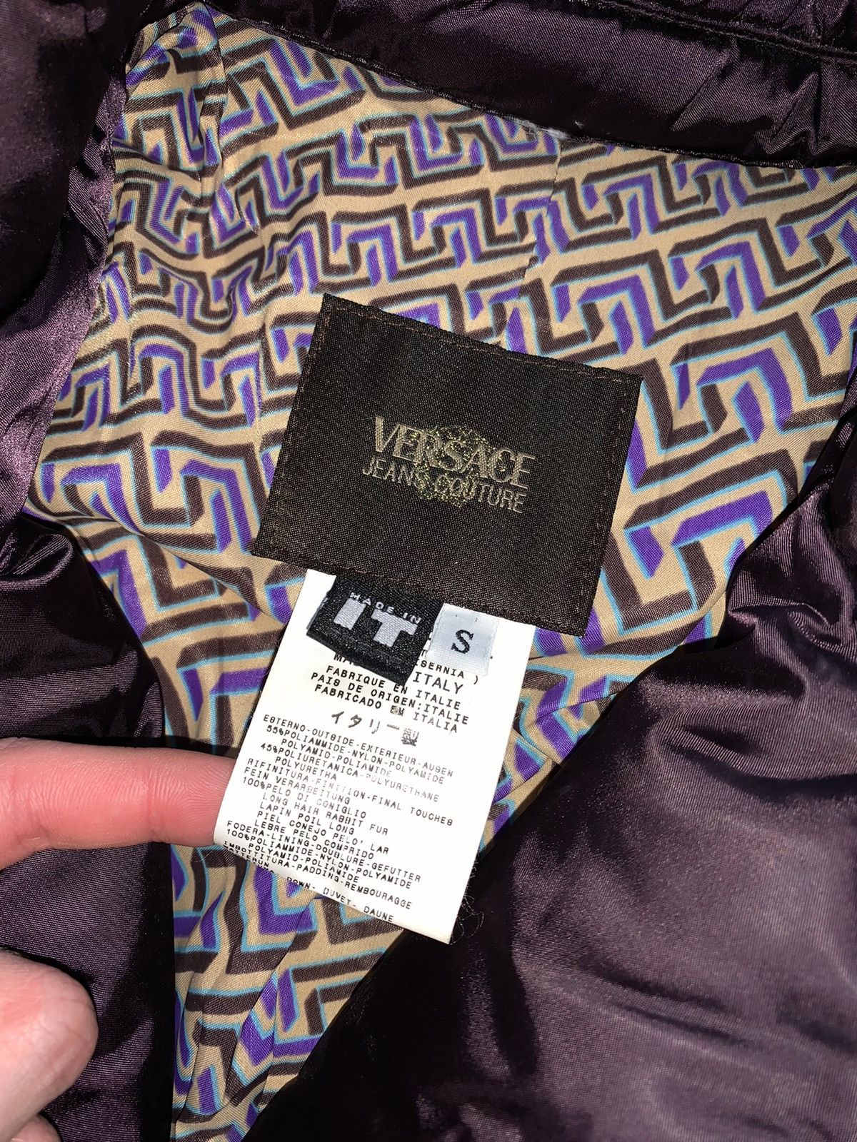 Versace × Versace Jeans Couture Versace jeans couture wmns jacket button up monogram medusa Size S / US 4 / IT 40 - 13 Thumbnail