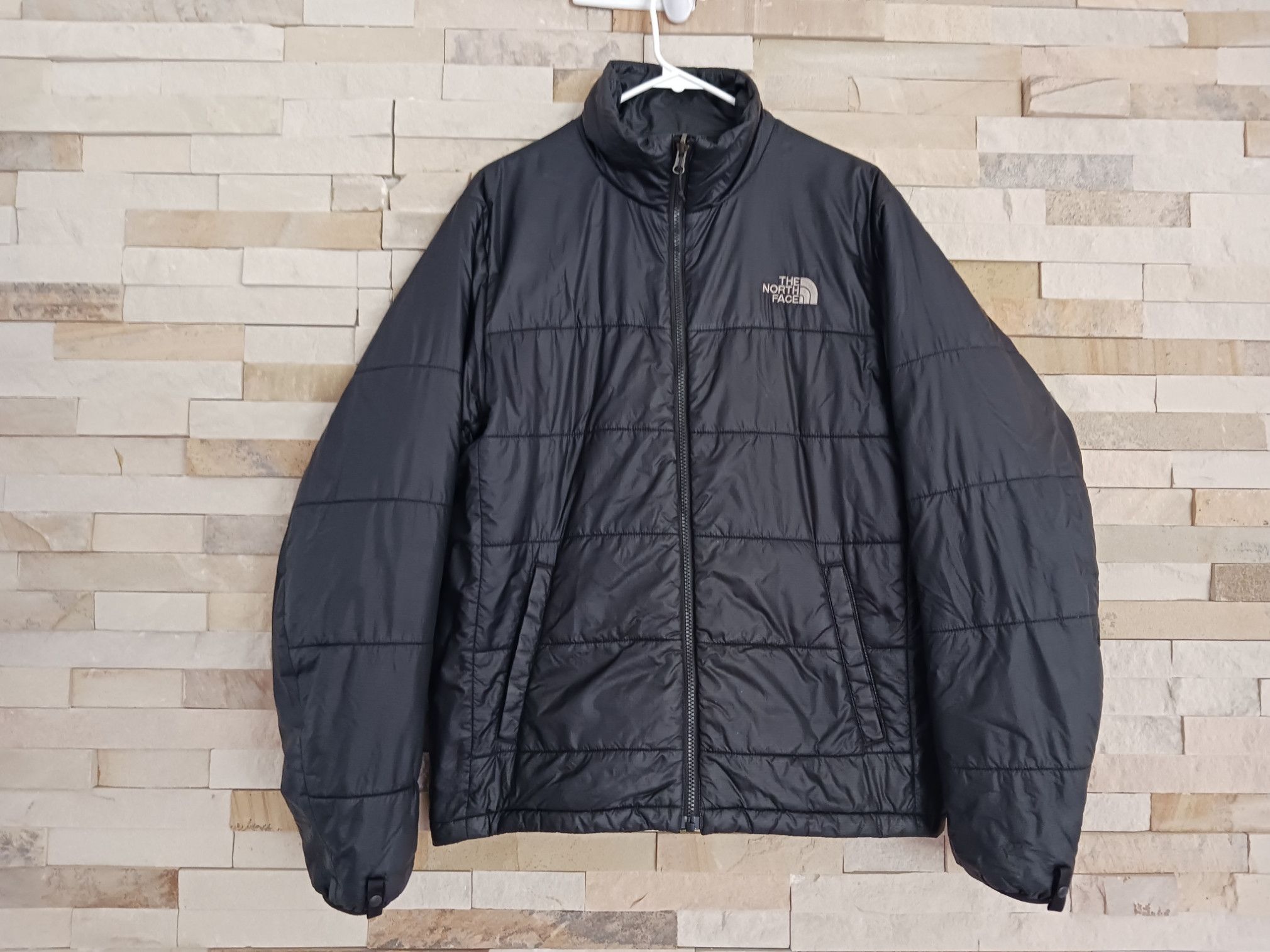 North Face Mens Small Black Winter Puffer Jacket Puff Coat S