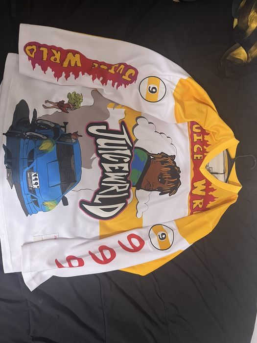 Streetwear Juice Wrld Goodbye And Good Riddance Stitched Hockey Jersey ...