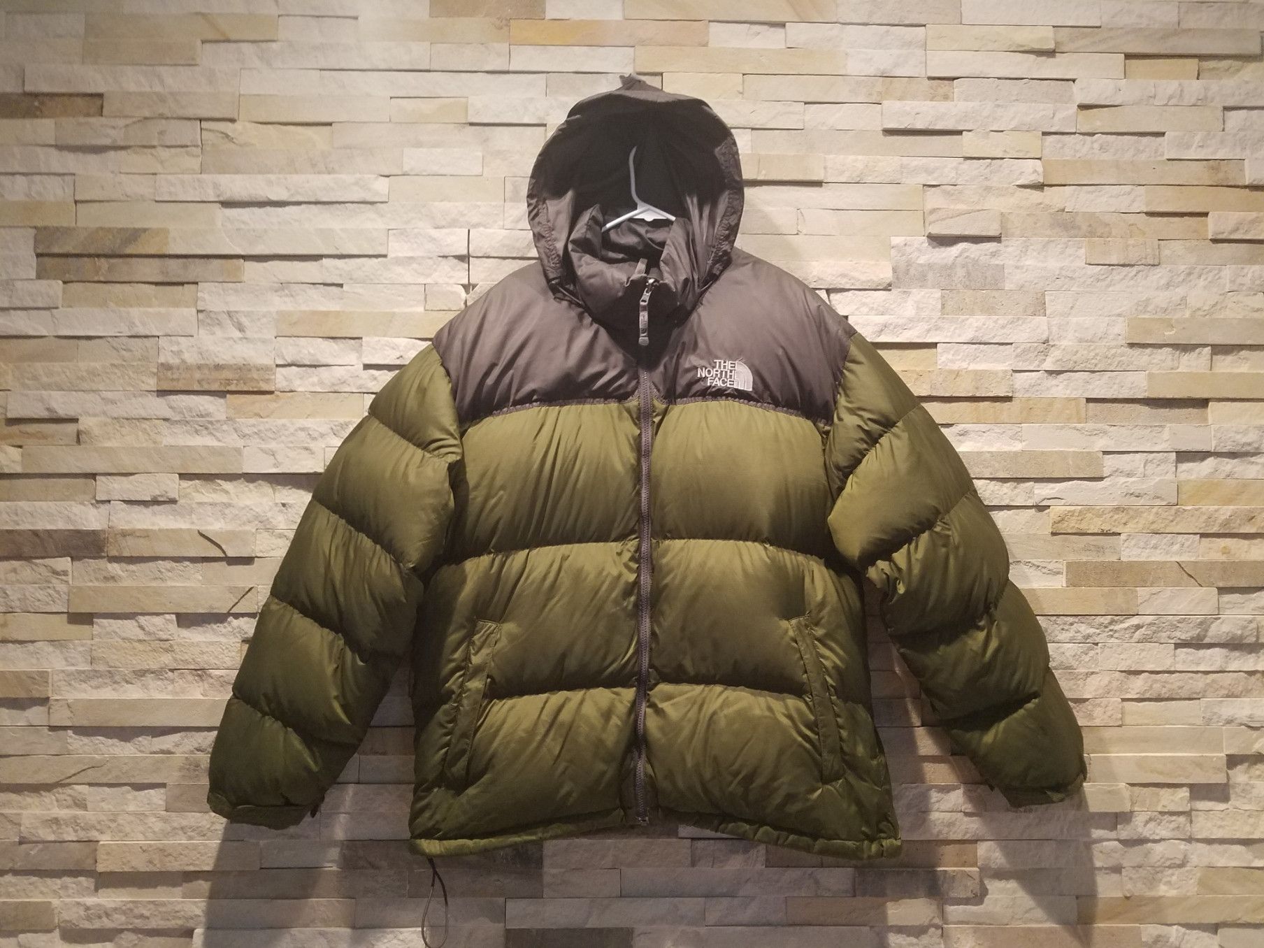 North Face Mens XXL 2X Green 96 Nuptse Puffer Jacket Coat
