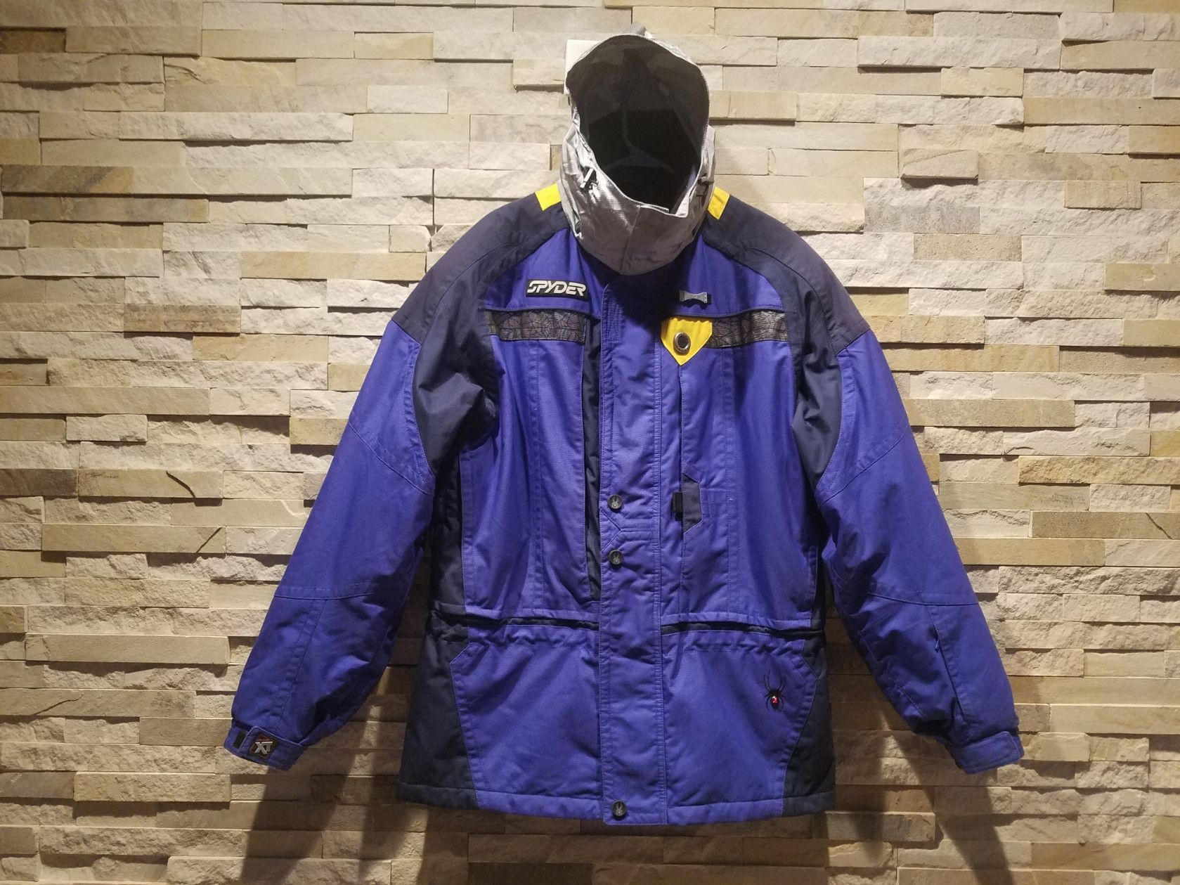 Spyder Mens Large Blue Ski Snowboard Winter Jacket Coat