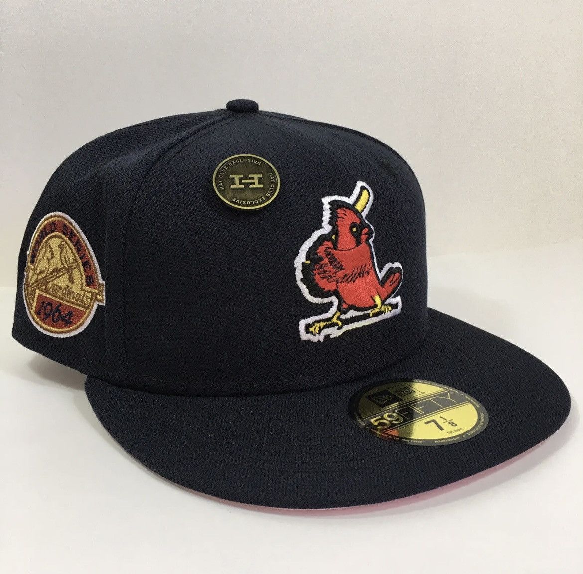 7 1/8 New Era Hat Club St Louis Cardinals 1964 WS Fitted Hat