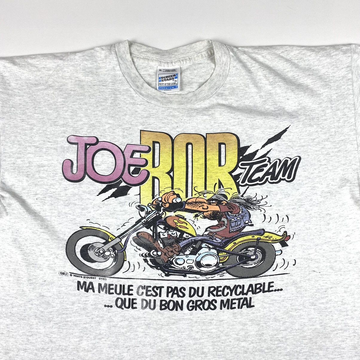 Vintage 1990s Vintage Choppers T shirt Harley Davidson Single Stitch Size US XL / EU 56 / 4 - 2 Thumbnail