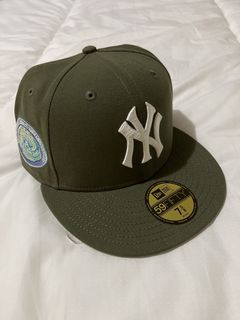 Shop New Era 59Fifty New York Yankees Basic Fitted Hat 11591124 green