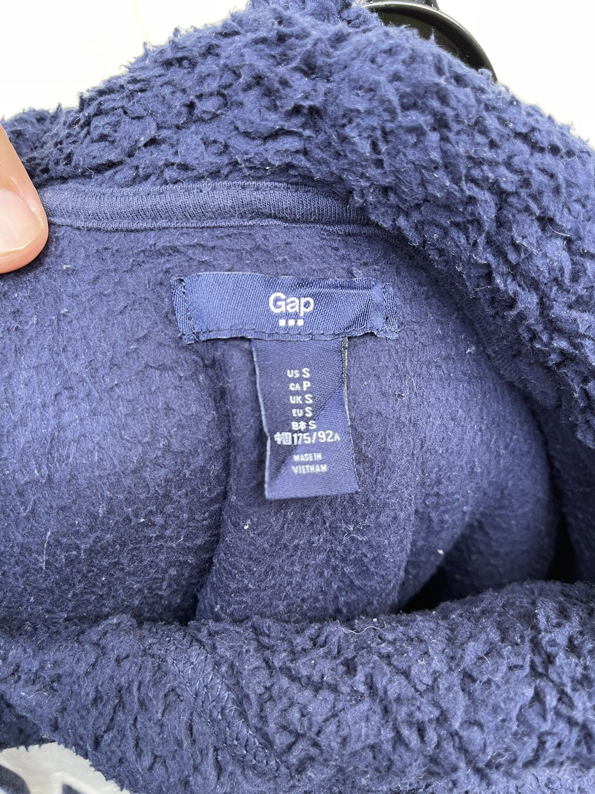 Gap Hoodie Sherpa GAP Streetwear Rapper Outfit Size US S / EU 44-46 / 1 - 4 Thumbnail