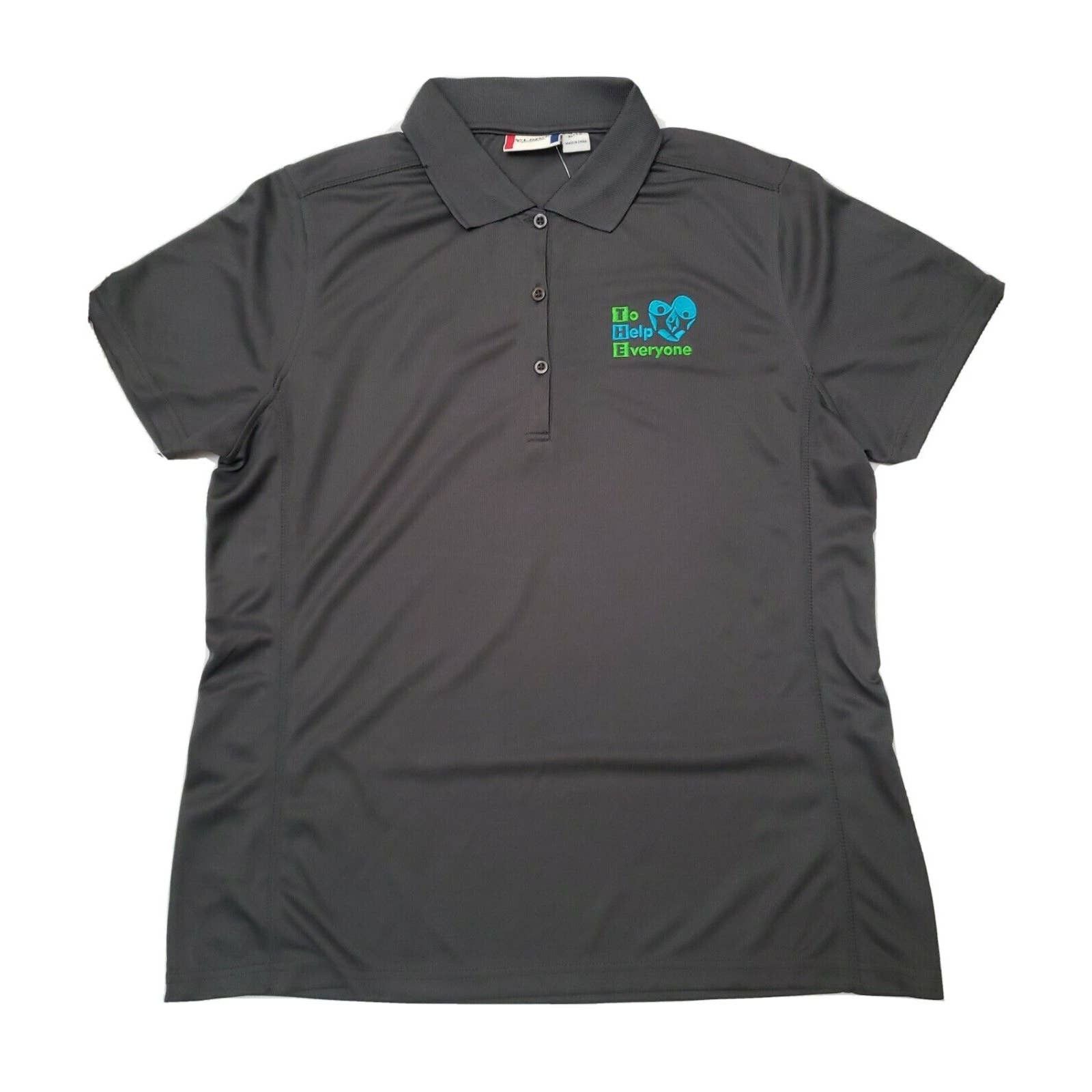 Clique To Help Everyone Polo Mens X Large Gray