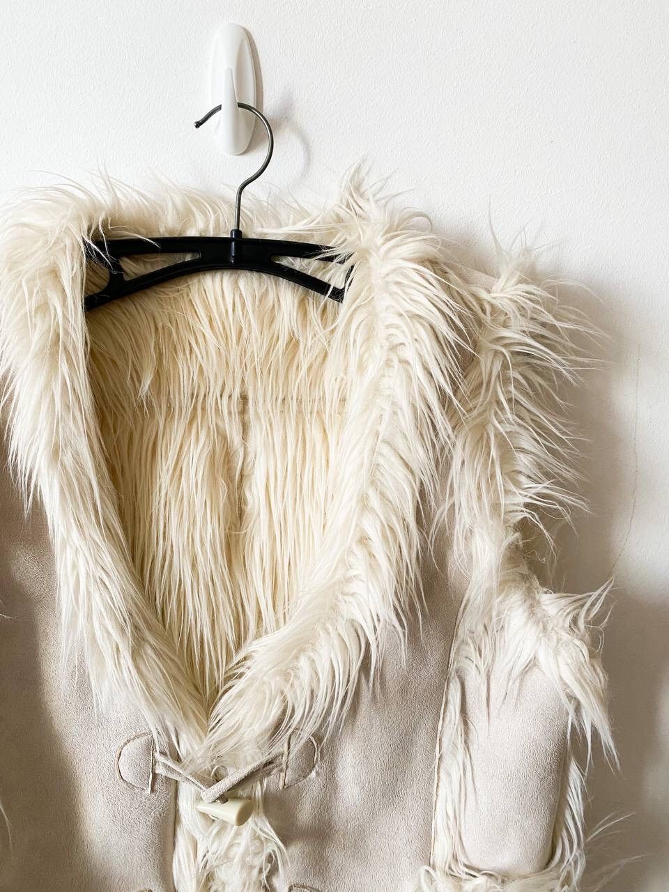 Japanese Brand × Vintage Japanese Vintage Suede Faux Fur Vest issey miyake style y2k Size M / US 6-8 / IT 42-44 - 8 Thumbnail