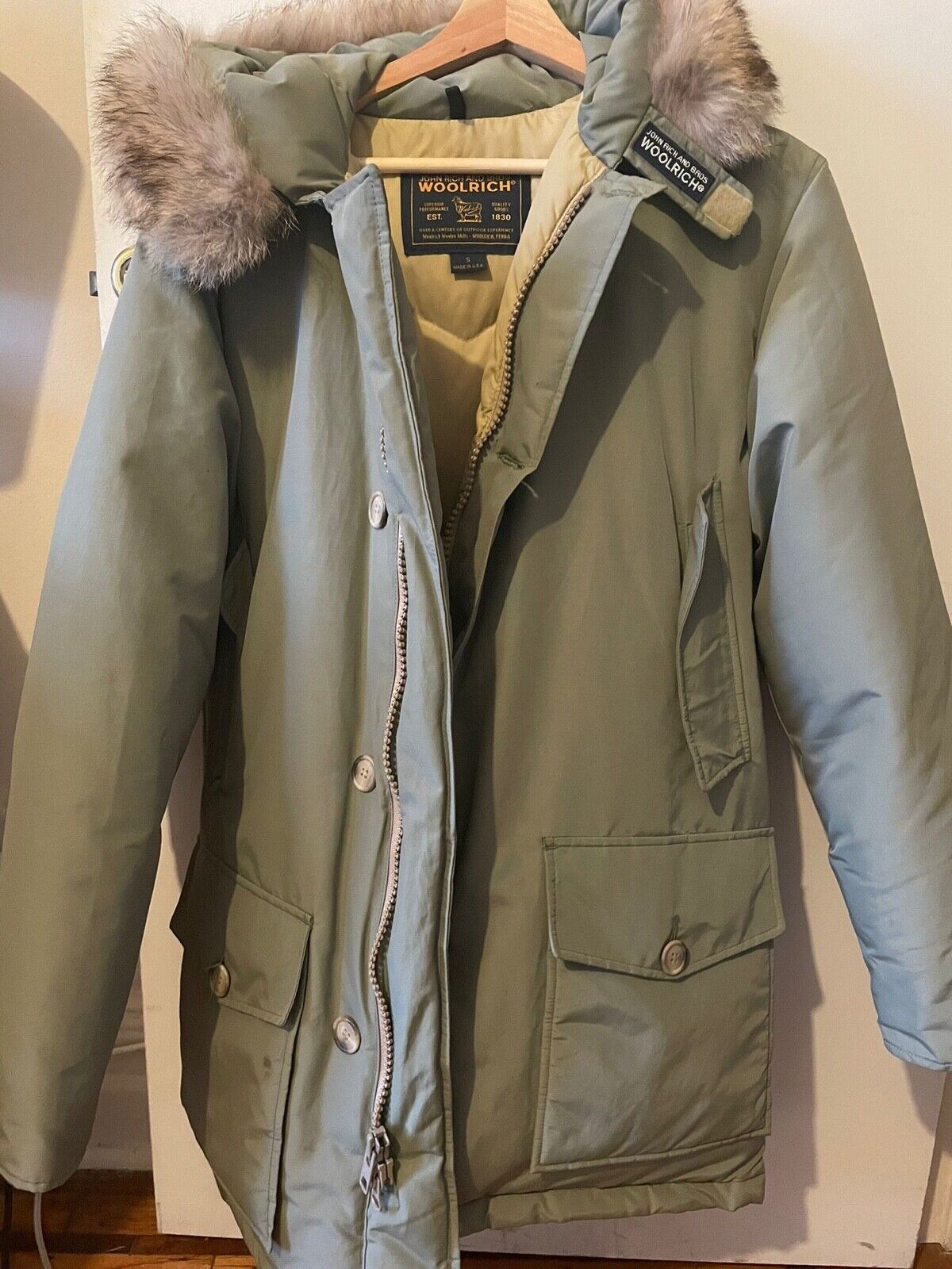 Woolrich Woolen Mills Woolrich Arctic Parka Small Mens - Sage Green Size US S / EU 44-46 / 1 - 1 Thumbnail