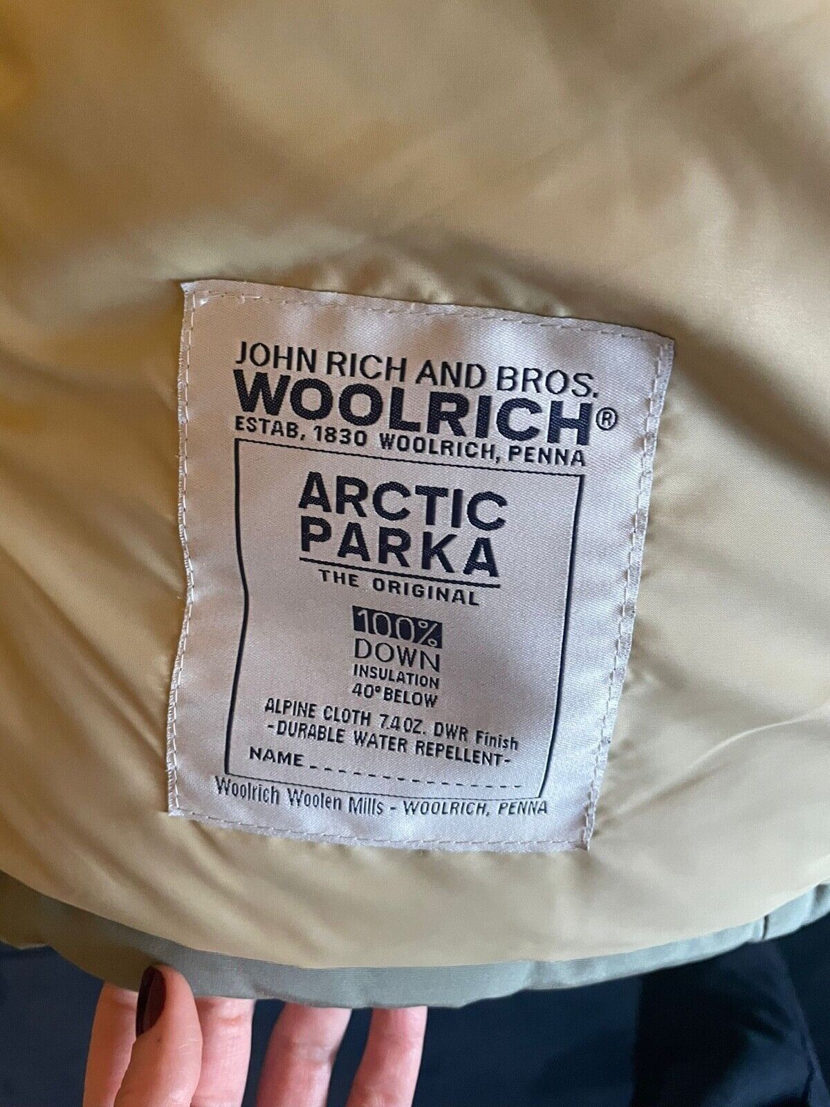Woolrich Woolen Mills Woolrich Arctic Parka Small Mens - Sage Green Size US S / EU 44-46 / 1 - 5 Thumbnail