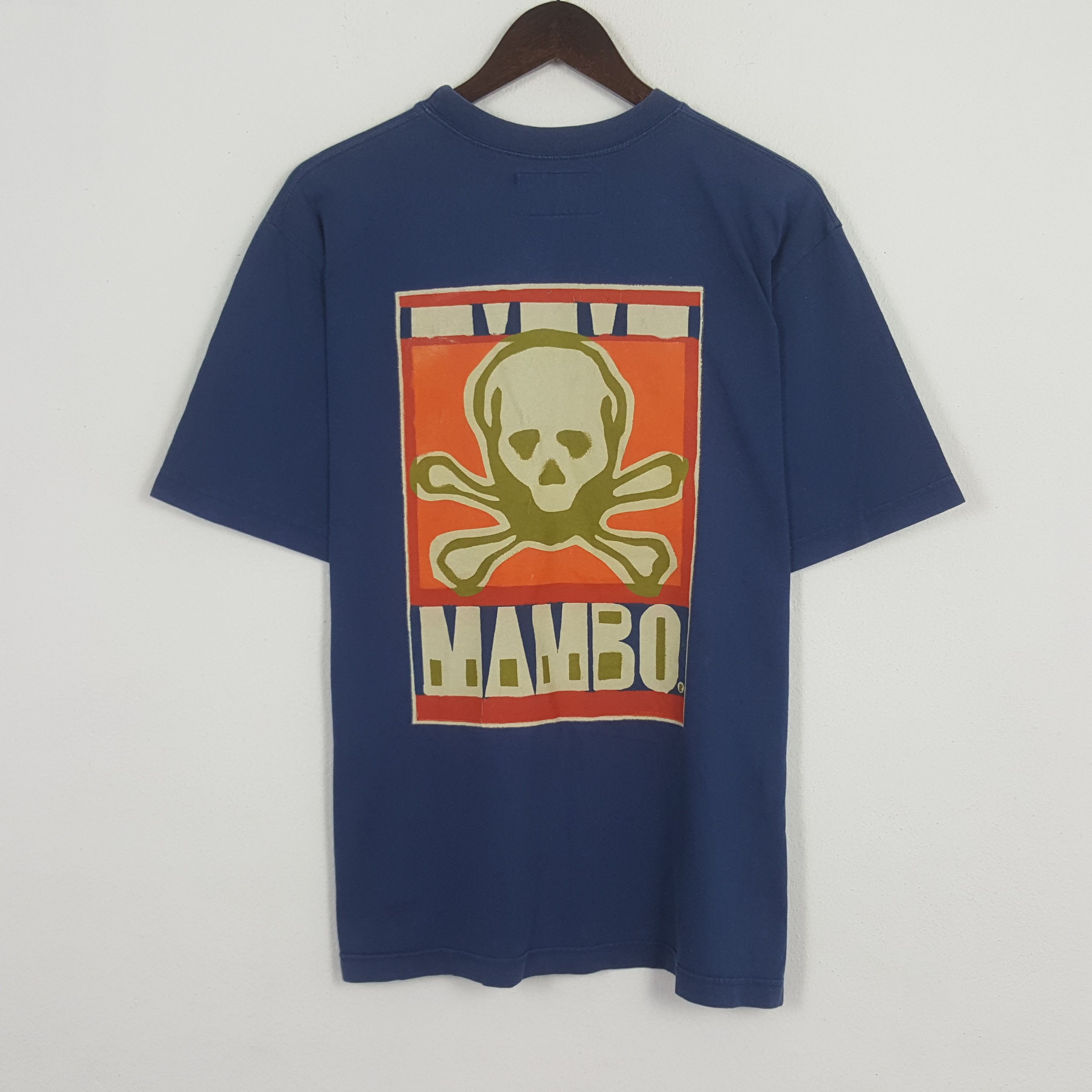 Vintage Mambo Skull Design Tshirt