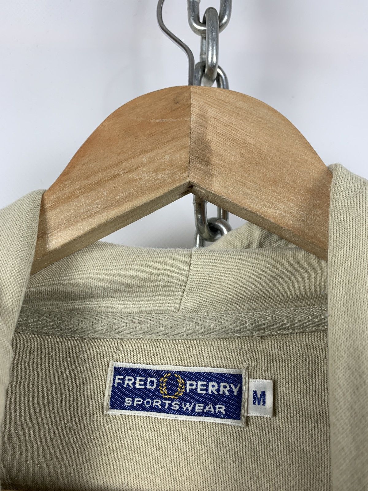 Fred Perry 90s Vintage Fred Perry Big Logo Embroidered Hoodie Size US M / EU 48-50 / 2 - 14 Thumbnail