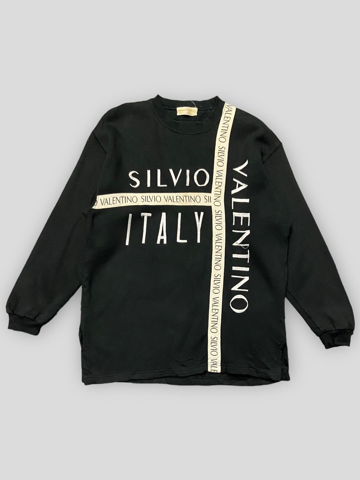 Vintage Silvio Valentino Embroidered Sweatshirt