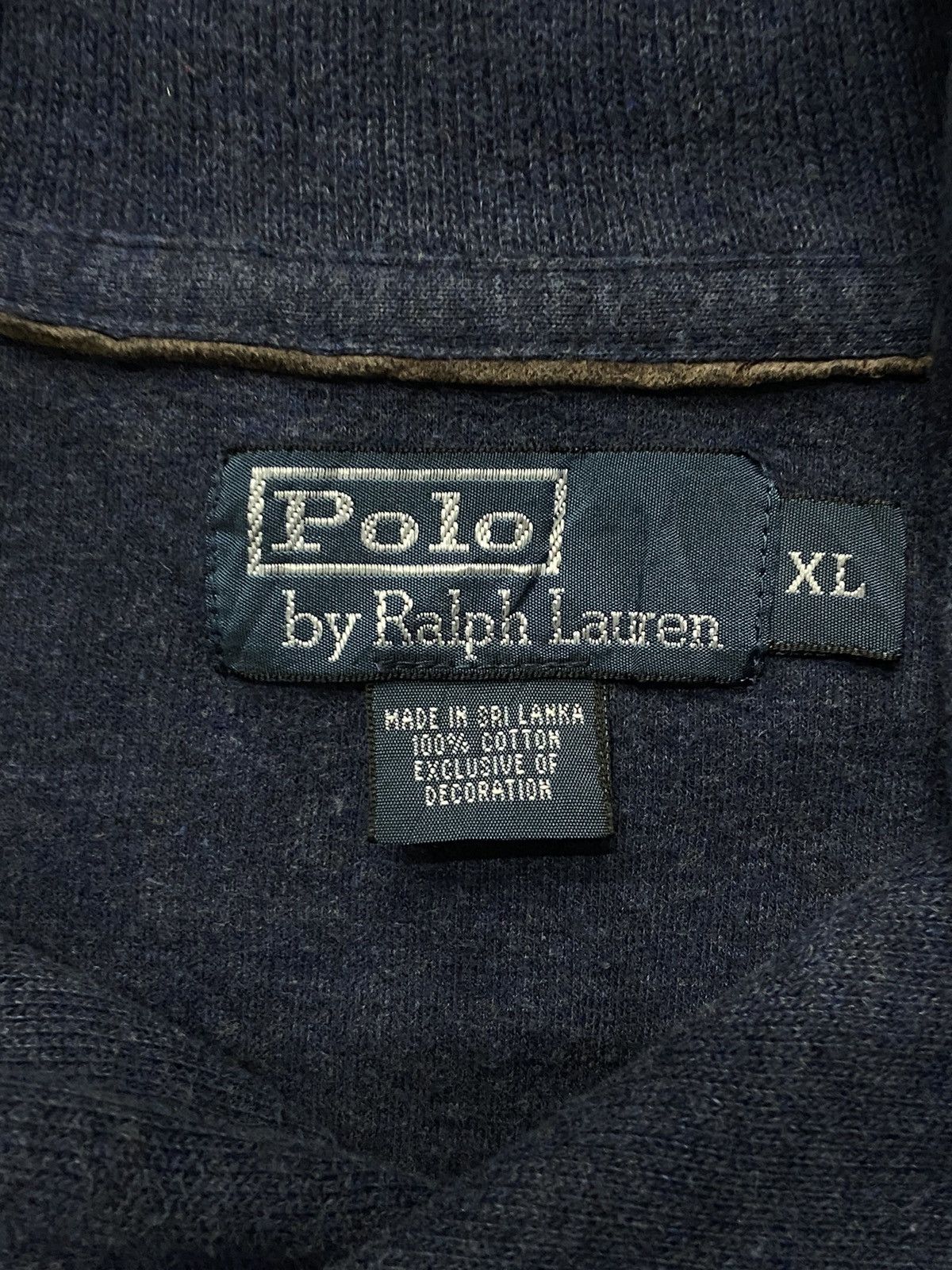 Vintage Polo by Ralph Lauren Wool Sweater with Genuine store Leather Elbow Patches