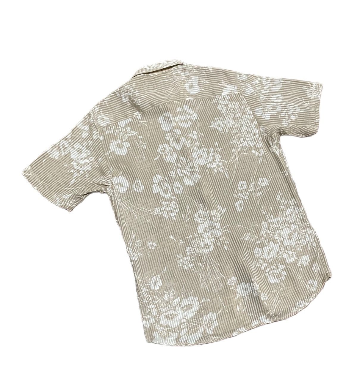 Japanese Brand Vintage 90s Tornado Mart Crepe Thin Floral Shirts Size US L / EU 52-54 / 3 - 6 Thumbnail