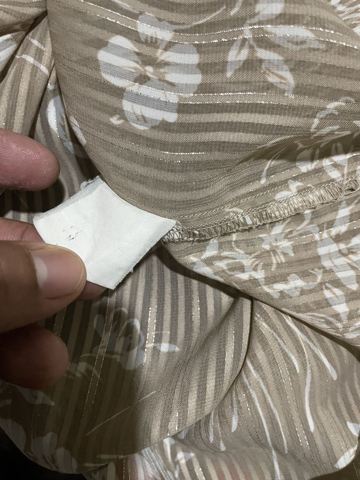 Japanese Brand Vintage 90s Tornado Mart Crepe Thin Floral Shirts Size US L / EU 52-54 / 3 - 11 Thumbnail