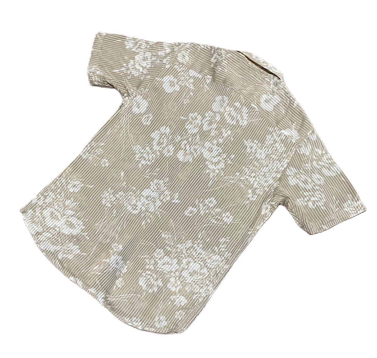 Japanese Brand Vintage 90s Tornado Mart Crepe Thin Floral Shirts Size US L / EU 52-54 / 3 - 5 Thumbnail