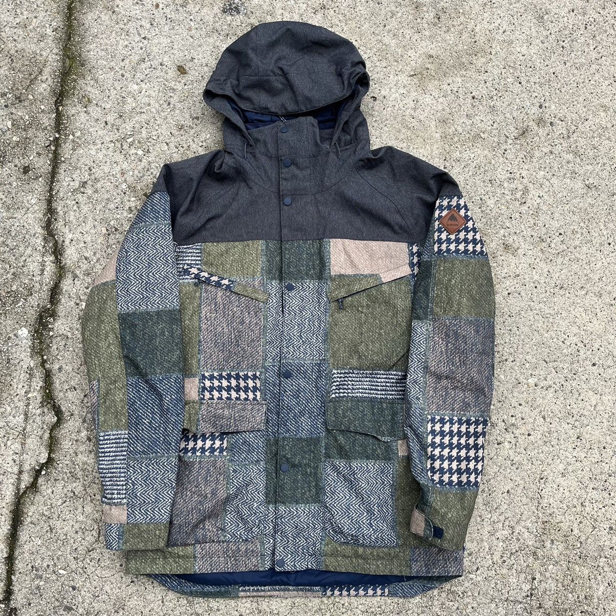 Burton Burton Living Lining Rare Patchwork Print Jacket Size XL Grailed
