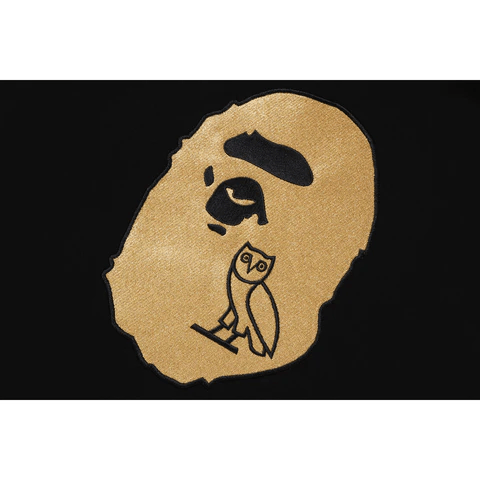 Bape × October's Very Own BAPE x OVO Ape Head Pullover Hoodie Black Gold Size US M / EU 48-50 / 2 - 3 Thumbnail