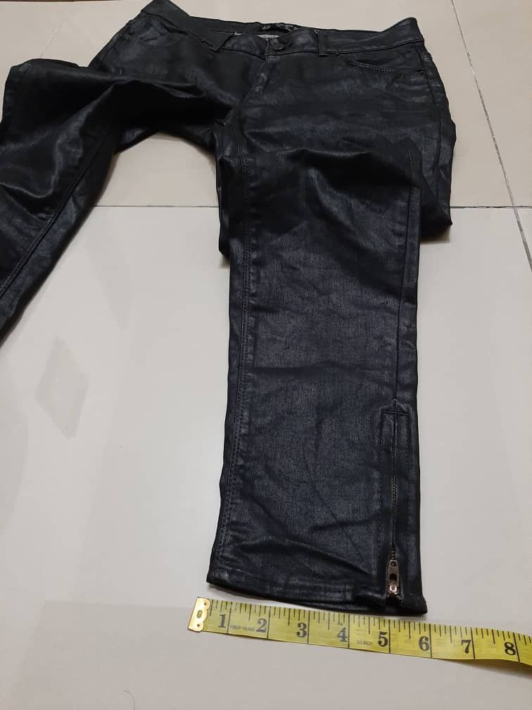 Zara AWESOME DESIGN RARE ZARA BIKERS PANTS RIDERS Size 32" / US 10 / IT 46 - 3 Thumbnail
