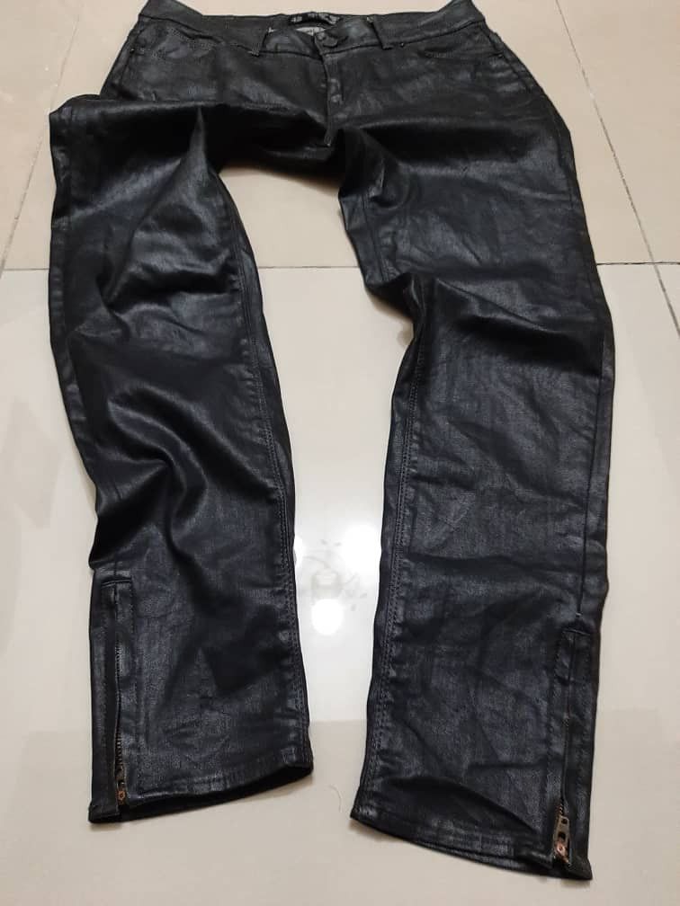 Zara AWESOME DESIGN RARE ZARA BIKERS PANTS RIDERS Size 32" / US 10 / IT 46 - 5 Thumbnail