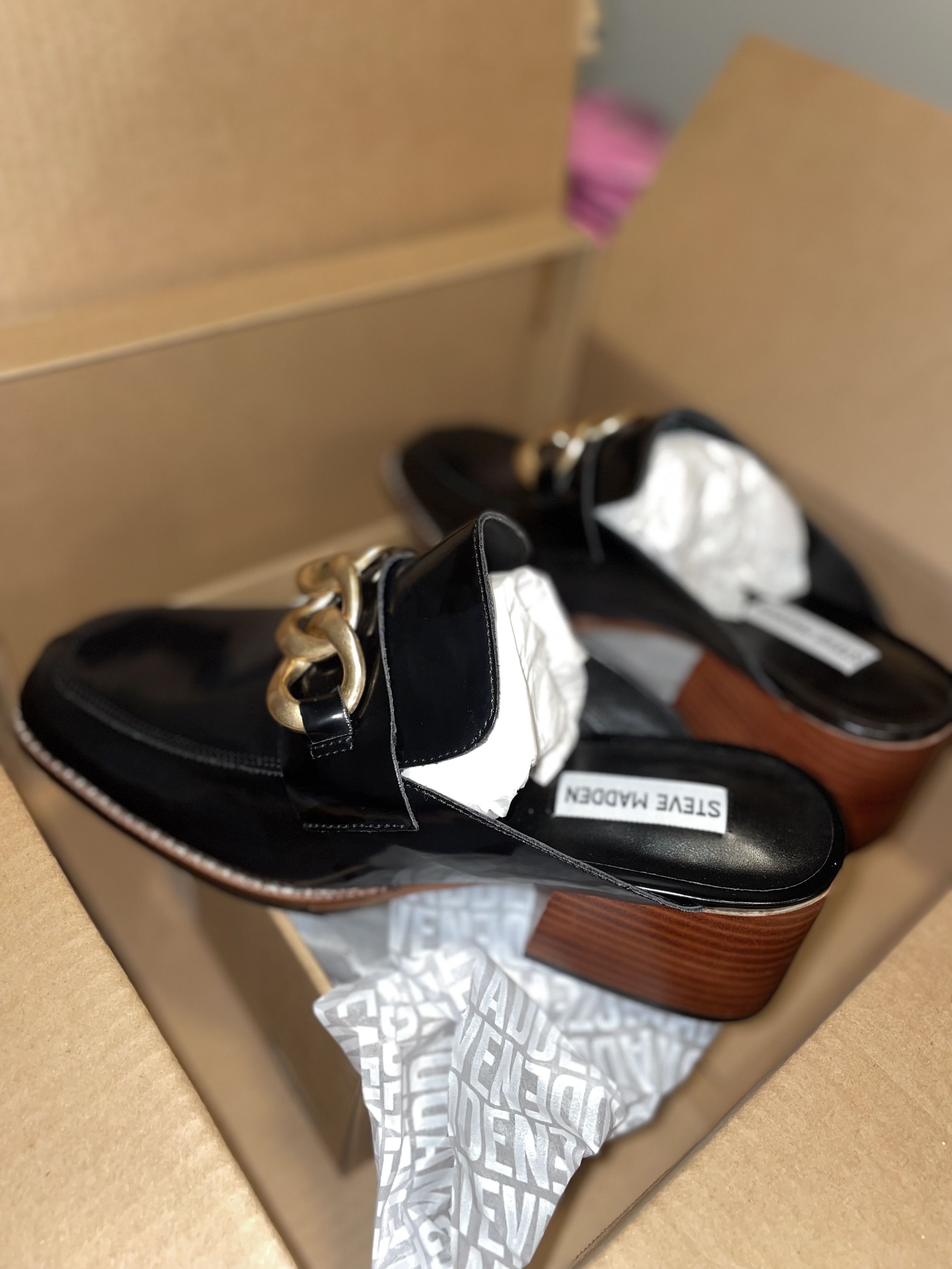 Steve Madden Lorie Black Women's Loafers Size US 10 / IT 40 - 4 Thumbnail