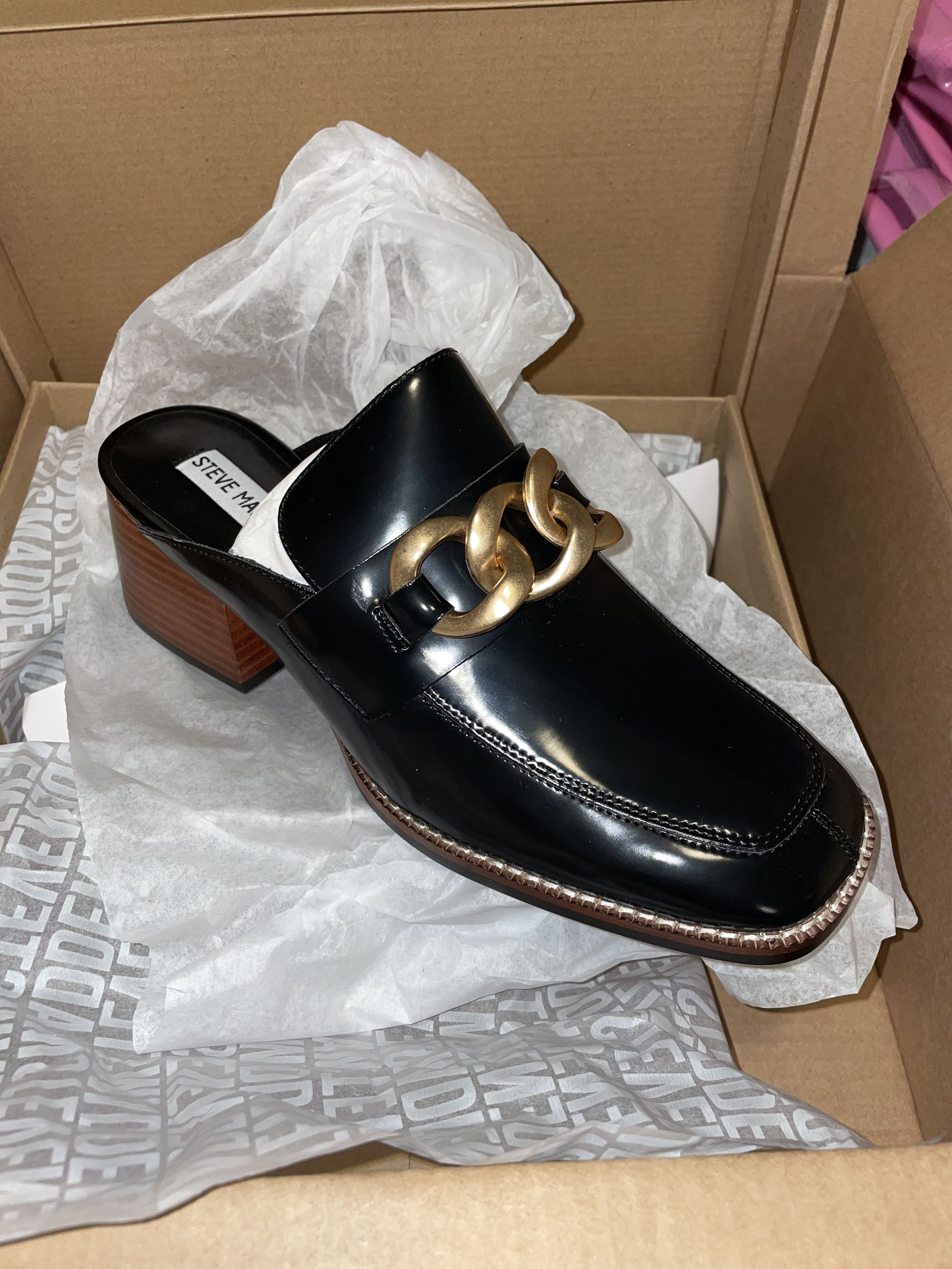Steve Madden Lorie Black Women's Loafers Size US 10 / IT 40 - 3 Thumbnail