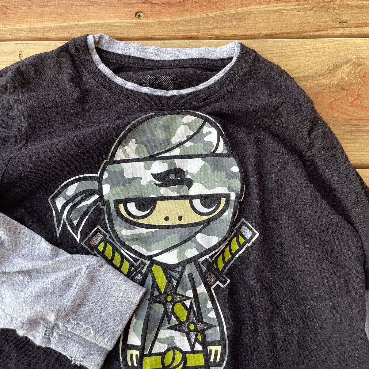 Tony Hawk × Vintage Vintage 00s Tony Hawk Camo Skate 2-Piece Baby Longsleeve Size XXS / US 00 / IT 34 - 3 Thumbnail