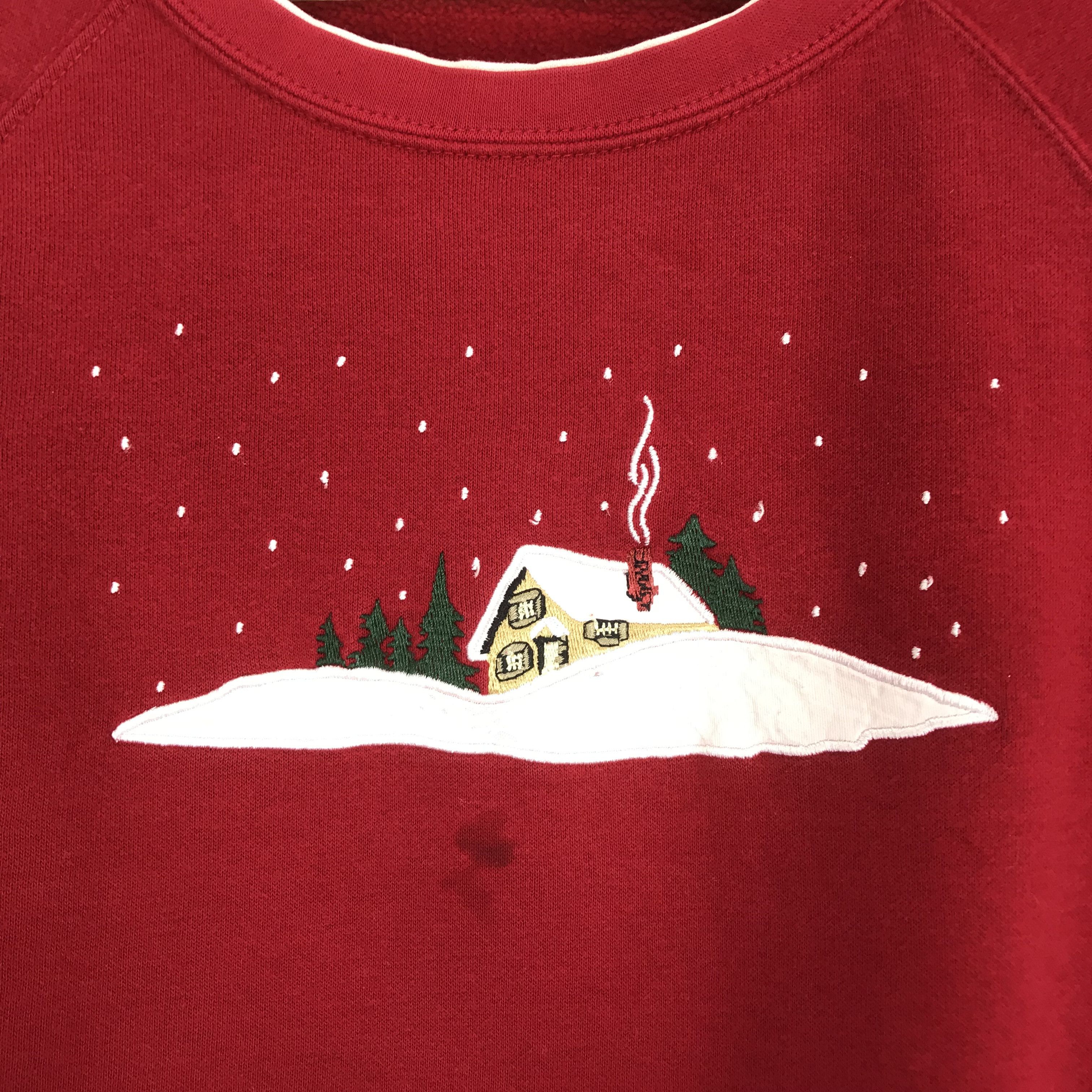 Arts & Science Vintage Retro Graphic Snow House Nature Sweatshirts Size US M / EU 48-50 / 2 - 5 Thumbnail