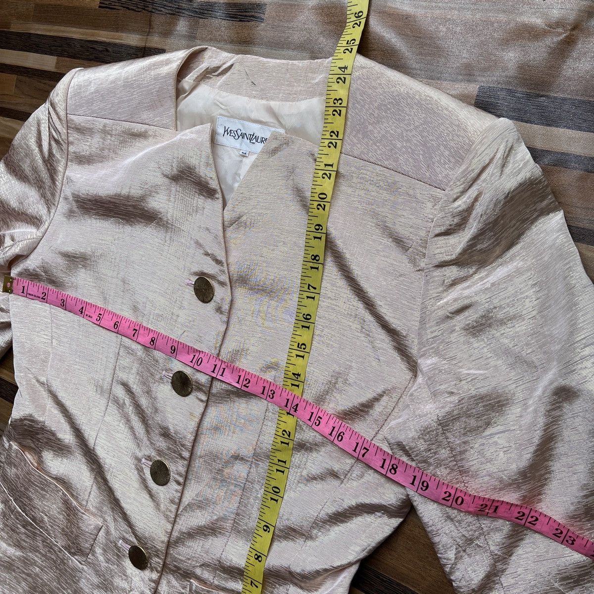 Hedi Slimane Hedi Slimane Yves Saint Laurent Blouse Buttons Size US M / EU 48-50 / 2 - 4 Thumbnail