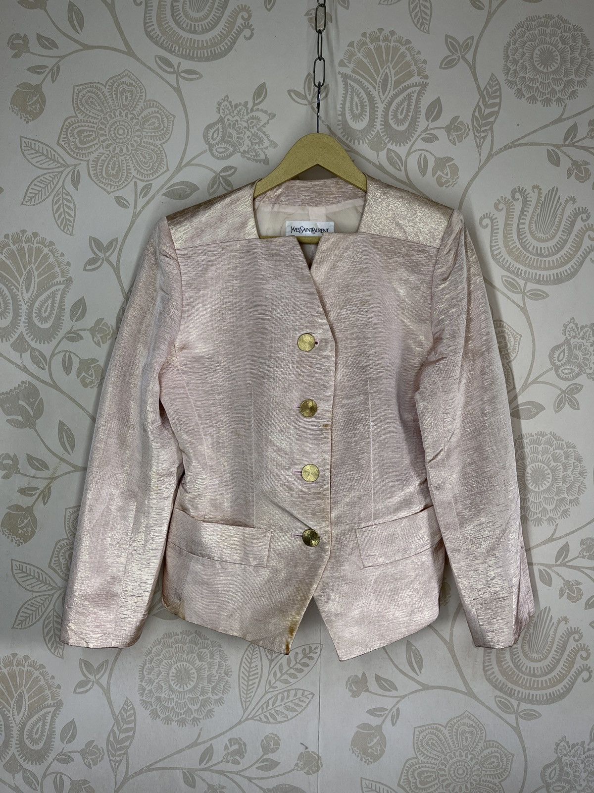 Hedi Slimane Hedi Slimane Yves Saint Laurent Blouse Buttons Size US M / EU 48-50 / 2 - 2 Thumbnail