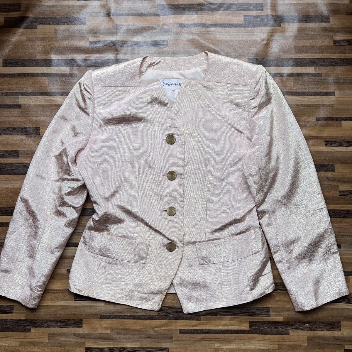 Hedi Slimane Hedi Slimane Yves Saint Laurent Blouse Buttons Size US M / EU 48-50 / 2 - 16 Thumbnail