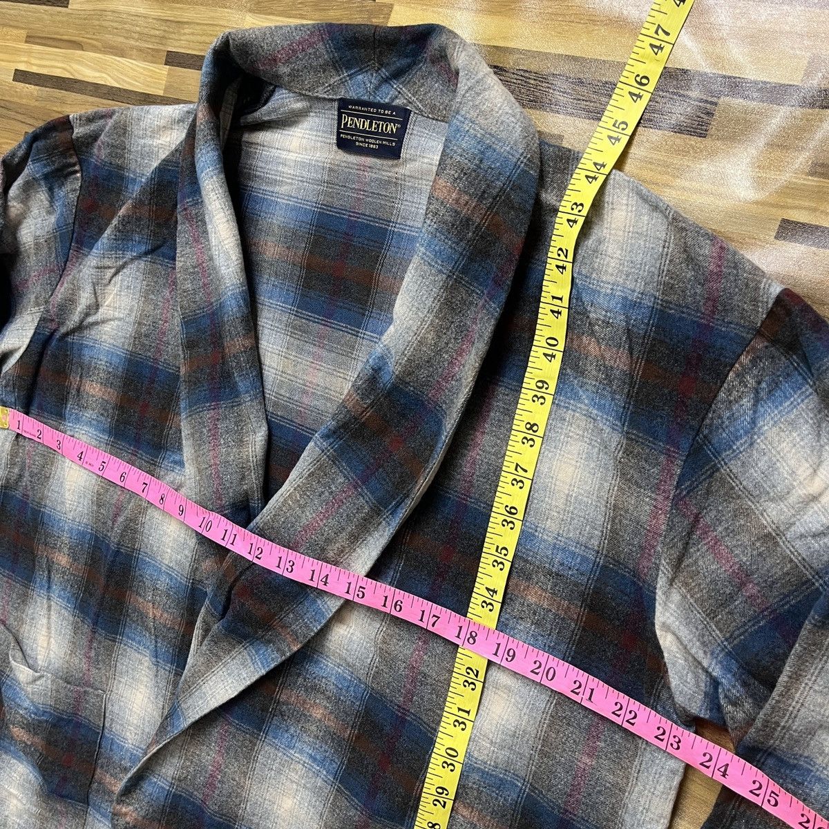 Pendleton × Vintage Pendleton Long Capes Checkered Classic Design Size US L / EU 52-54 / 3 - 3 Thumbnail