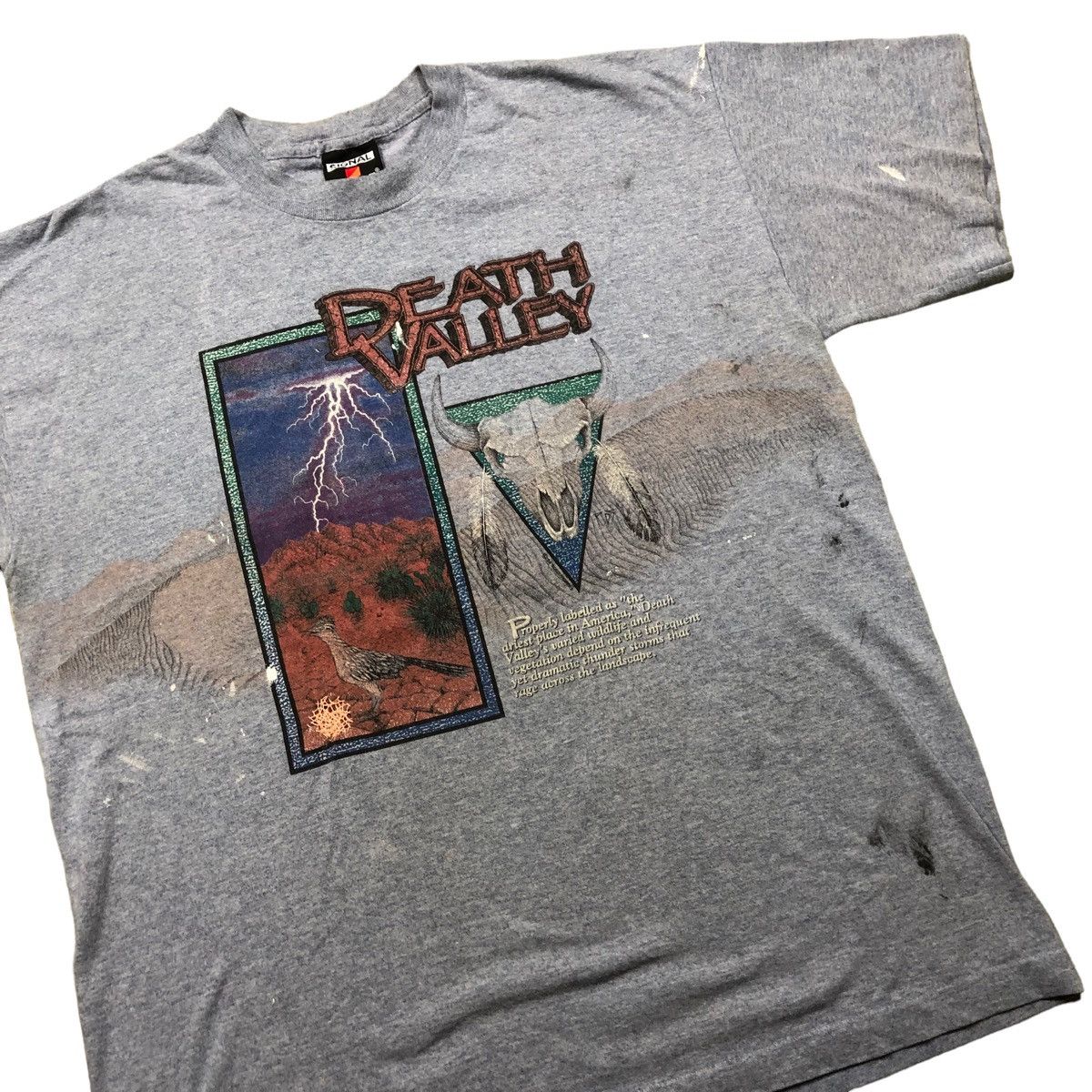 Vtg 90s Death Valley Graphics Tshirt