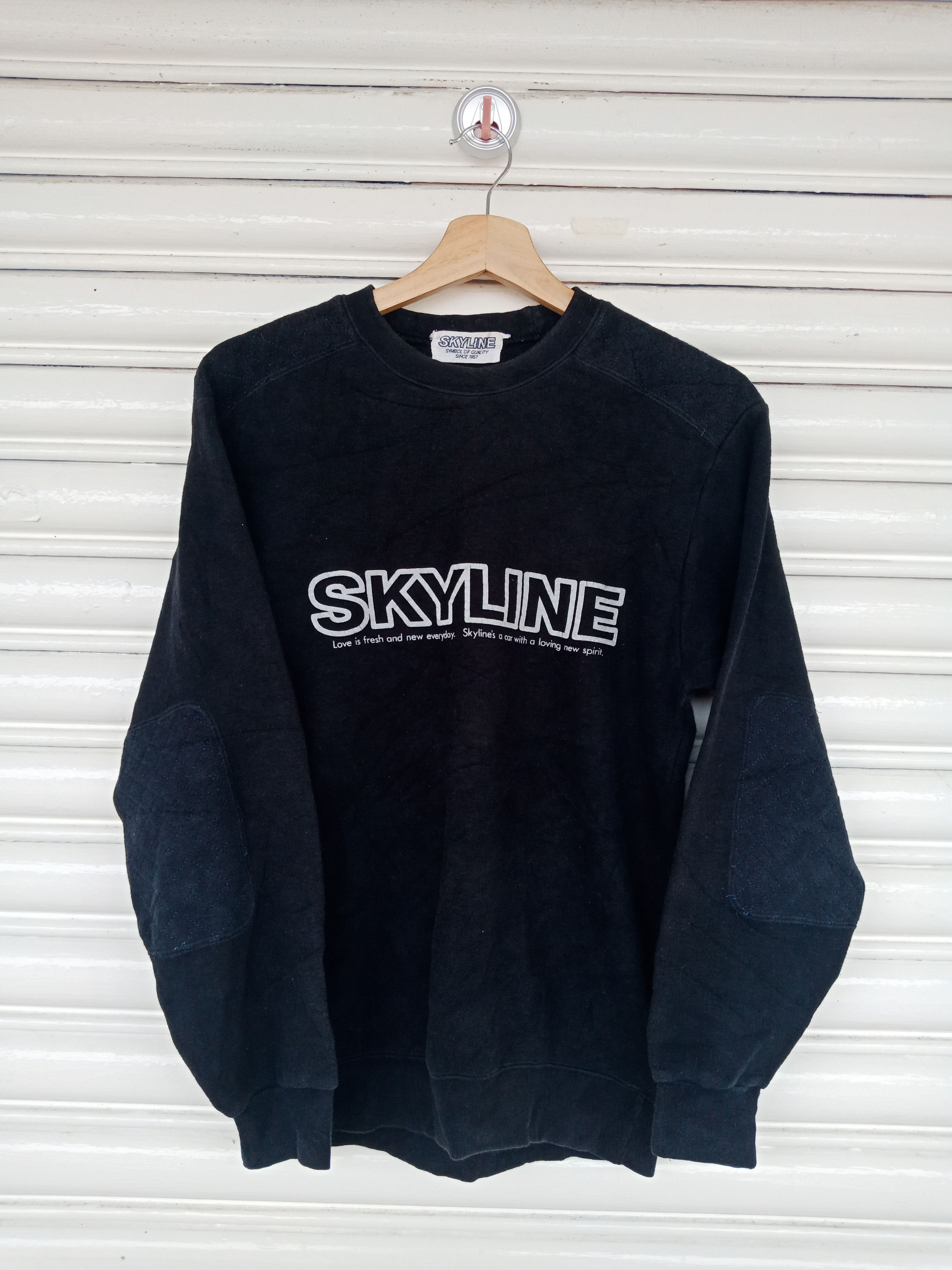 トップス 1980s issey skyline pull over shirts Issey Miyake Skyline Pullover Shirt Men L Black Nissan rare