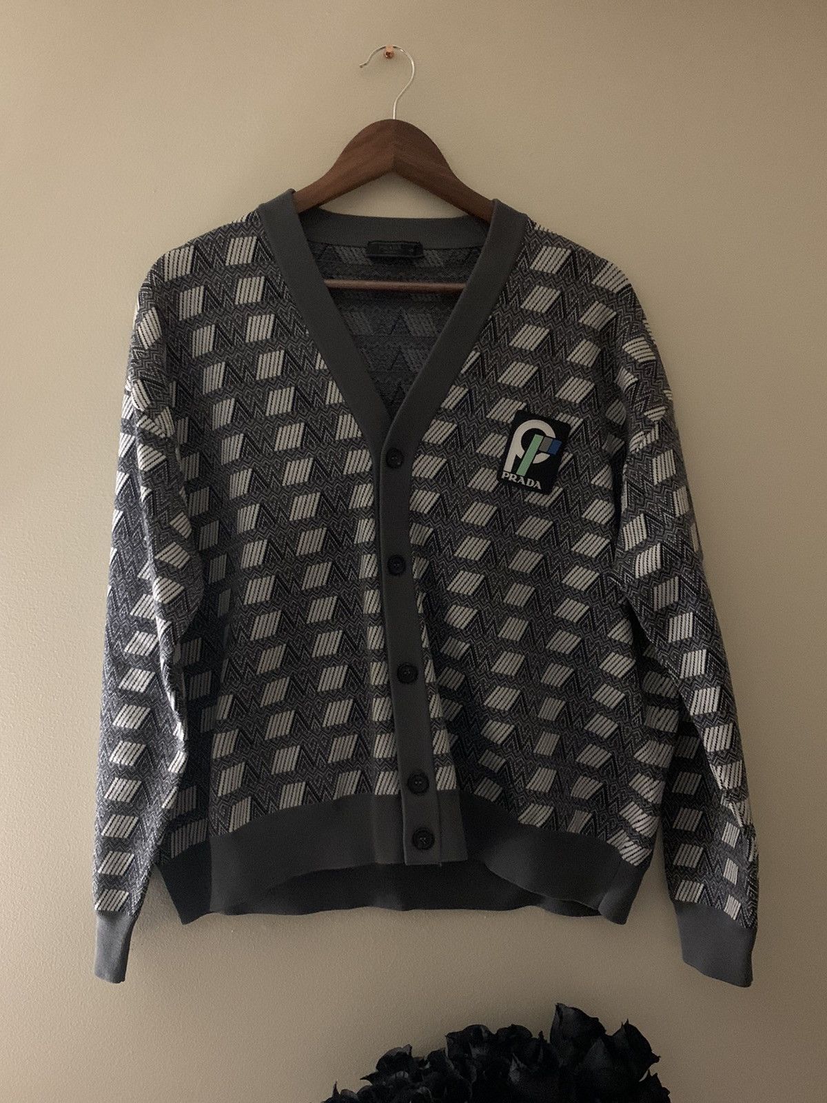 Prada Prada FW18 RARE GRAIL Cardigan Sweater Runway Exclusive Size US L / EU 52-54 / 3 - 10 Thumbnail