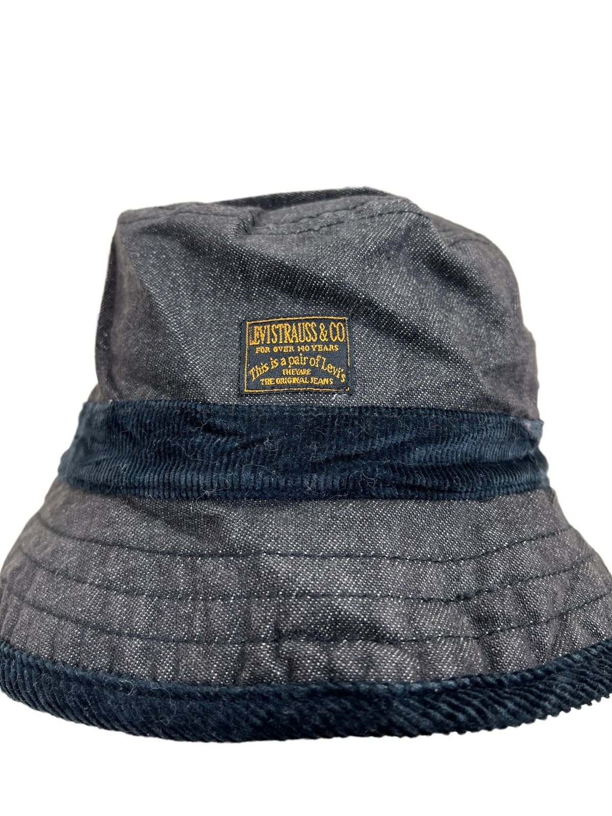 Levi's Levis Red Tab Denim Bucket Hat Size ONE SIZE - 2 Thumbnail