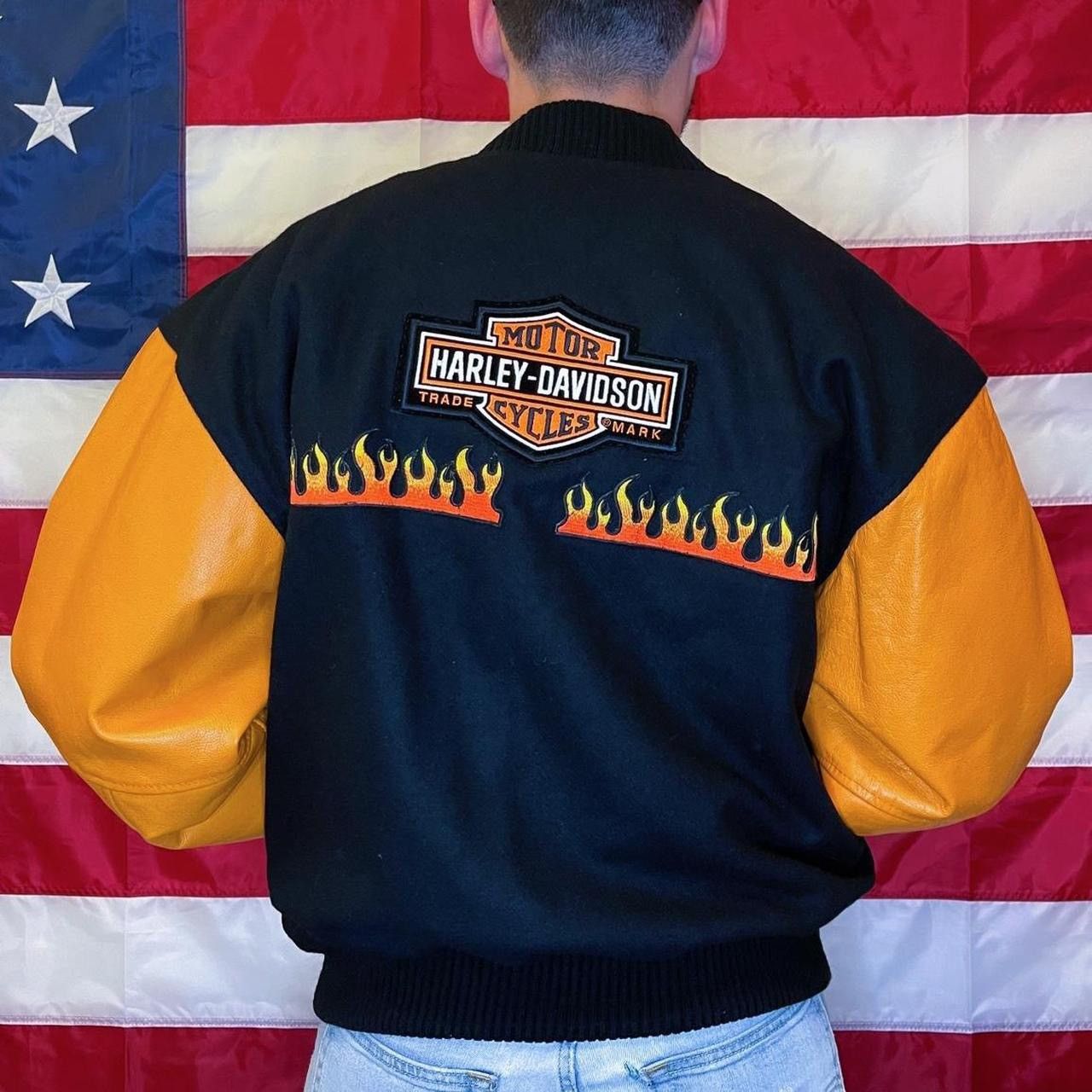 Vintage Harley Davidson leather jacket