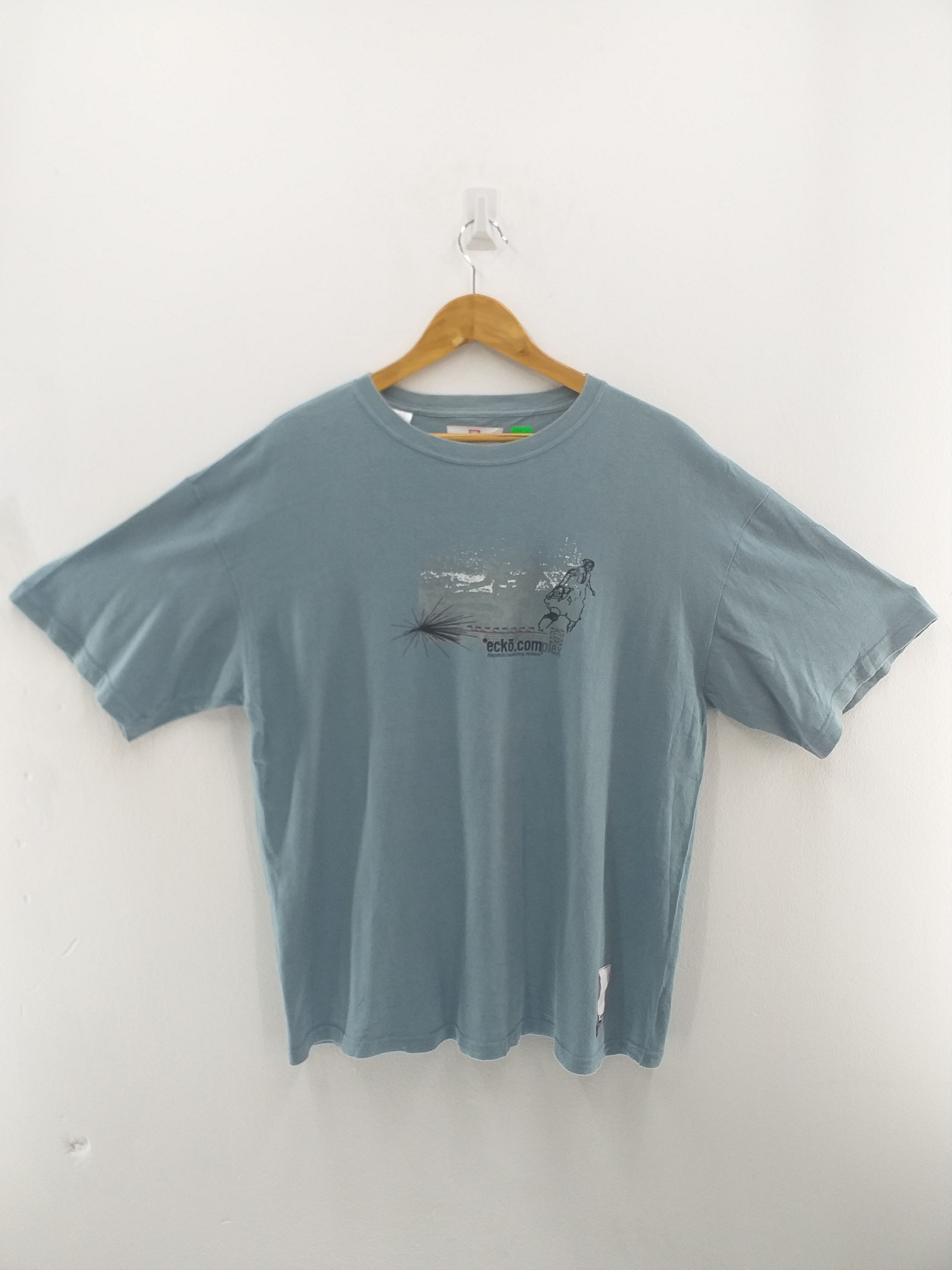 T-shirt Vintage Ecko Unltd Taille L - Couleur Noir, Motif Graphique, Coton, Occasion Très Bon état