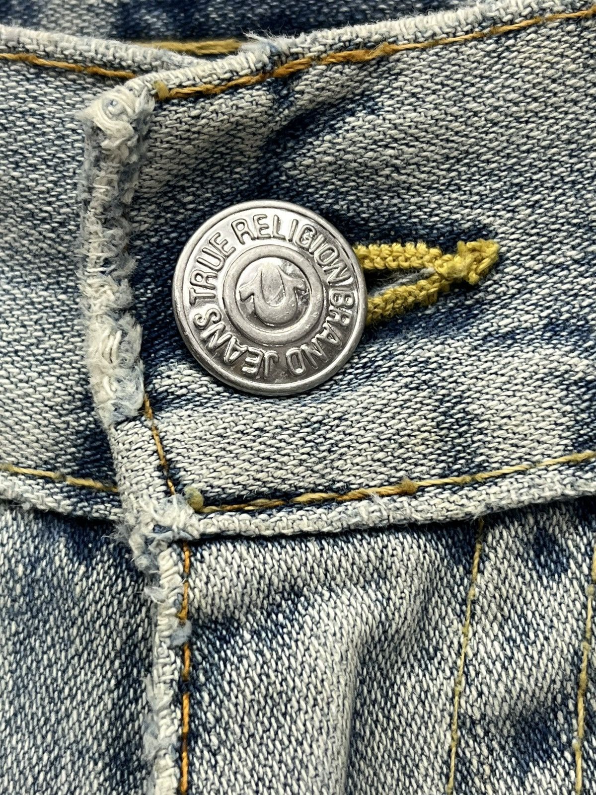 True Religion 💥FYE💥DISTRESSED FLARE🔥Vtg TRUE RELIGION JOEY Denim USA Size US 34 / EU 50 - 8 Thumbnail