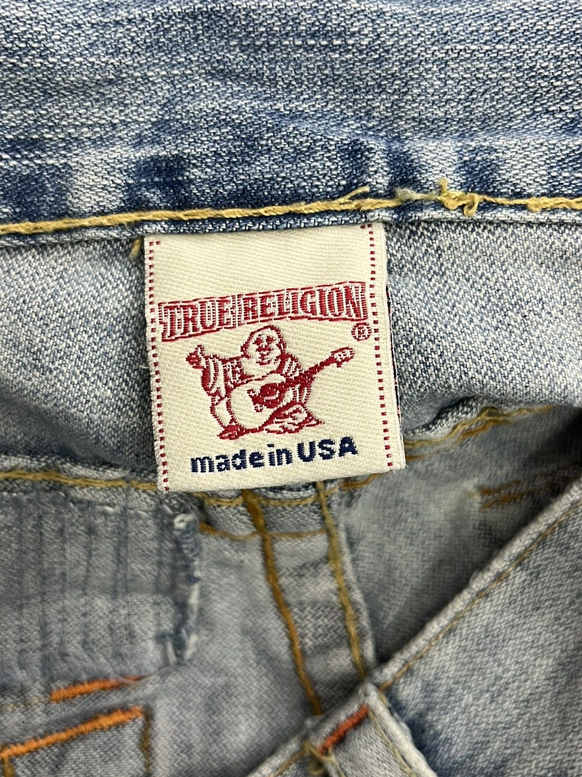 True Religion 💥FYE💥DISTRESSED FLARE🔥Vtg TRUE RELIGION JOEY Denim USA Size US 34 / EU 50 - 16 Thumbnail
