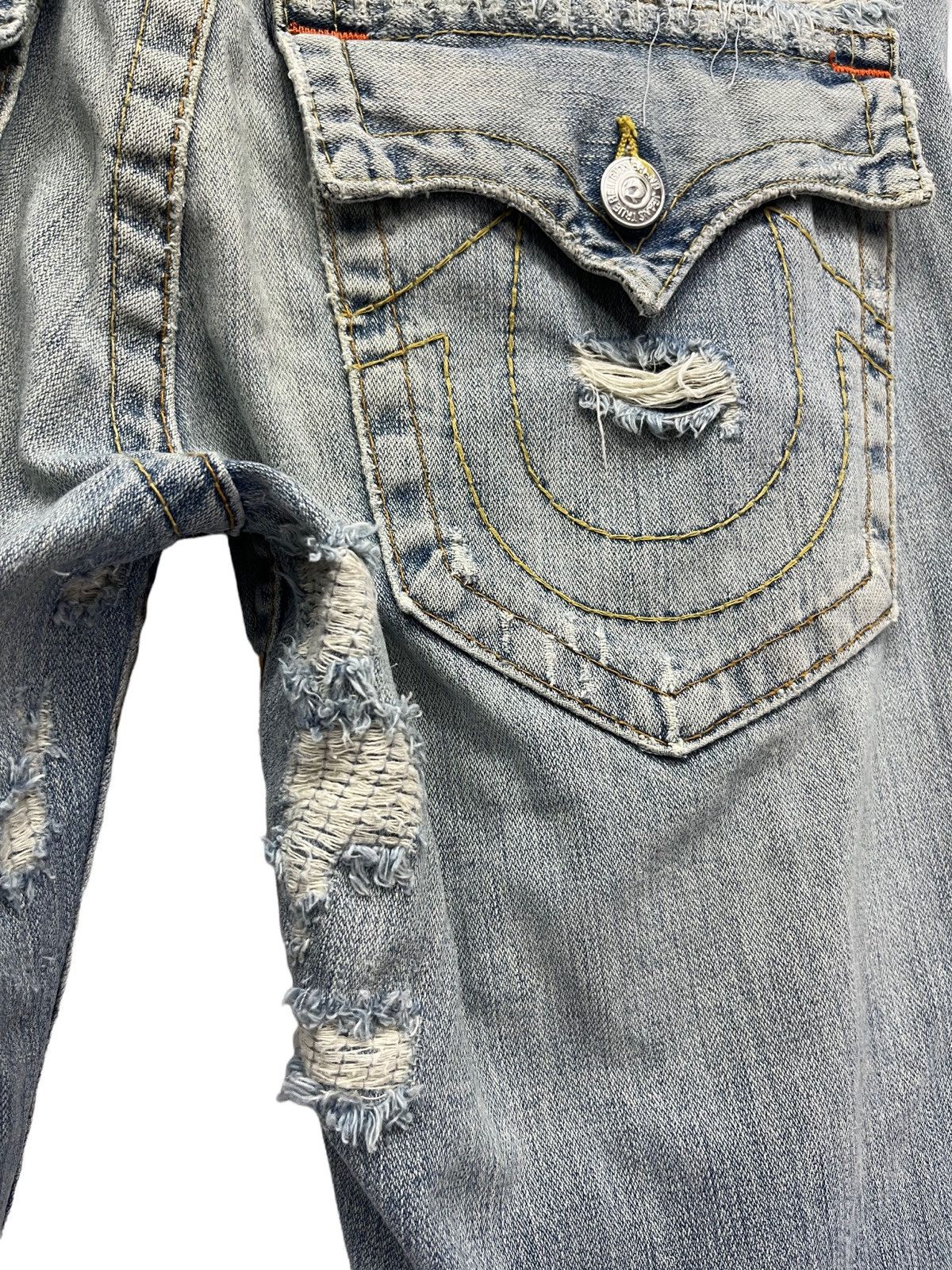True Religion 💥FYE💥DISTRESSED FLARE🔥Vtg TRUE RELIGION JOEY Denim USA Size US 34 / EU 50 - 12 Thumbnail