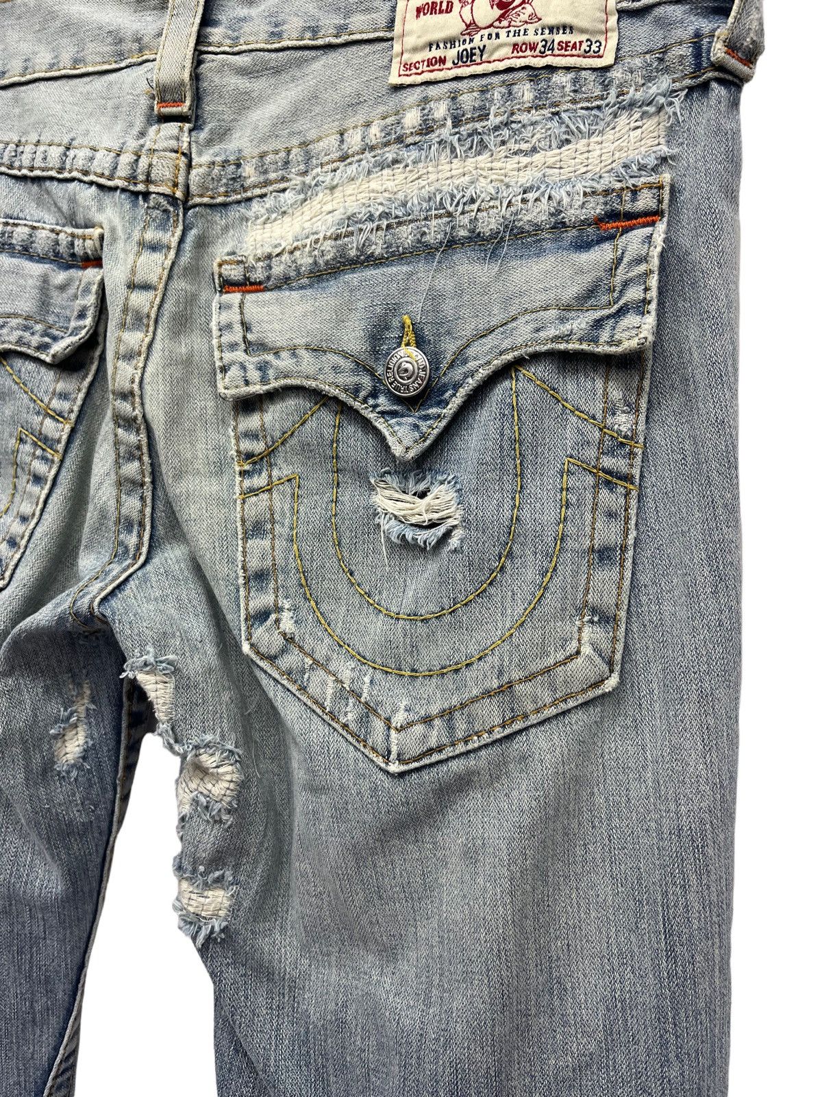 True Religion 💥FYE💥DISTRESSED FLARE🔥Vtg TRUE RELIGION JOEY Denim USA Size US 34 / EU 50 - 11 Thumbnail