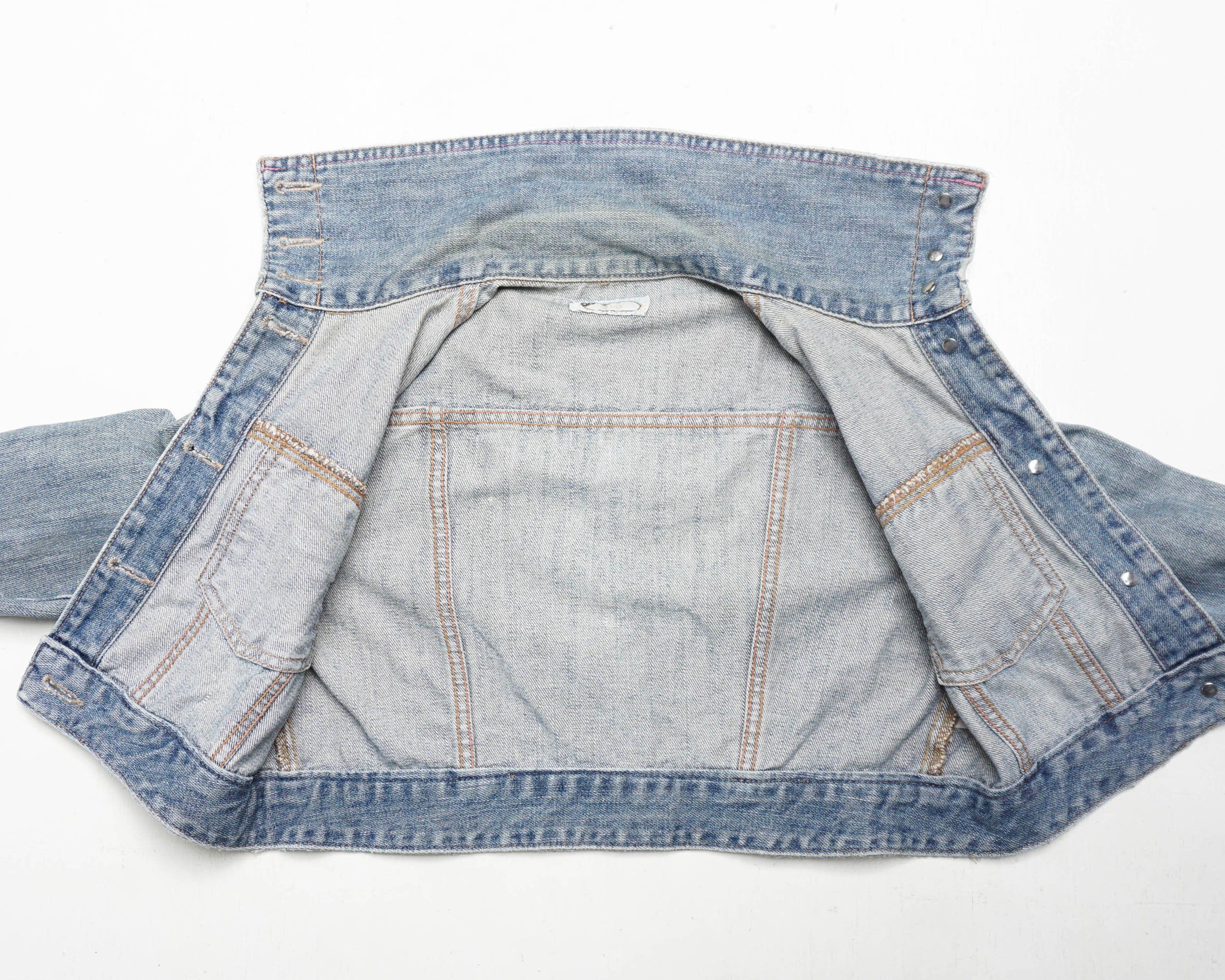 Japanese Brand LIZ LISA Button Up Cropped Denim Jacket Size S / US 4 / IT 40 - 8 Thumbnail