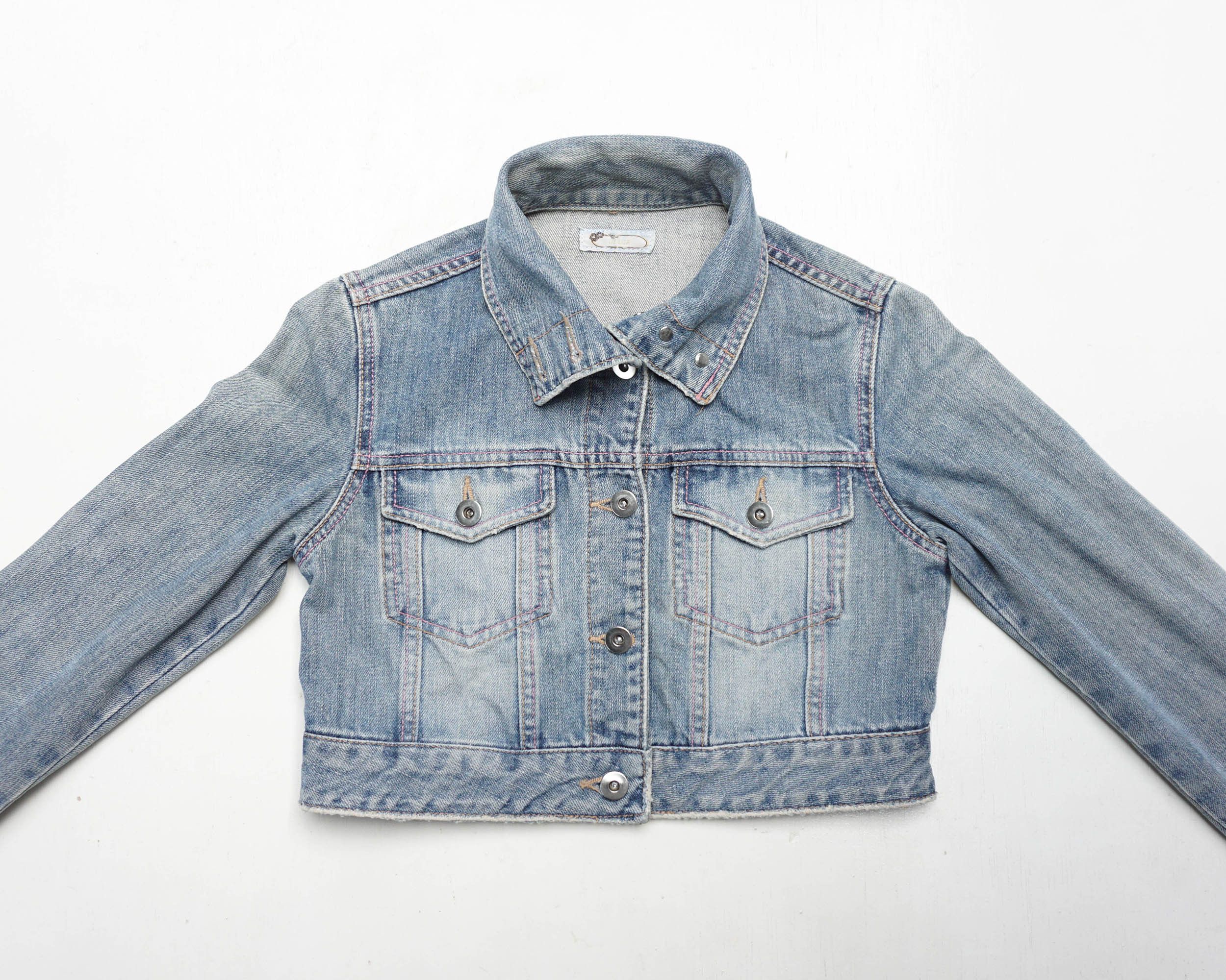 Japanese Brand LIZ LISA Button Up Cropped Denim Jacket Size S / US 4 / IT 40 - 3 Thumbnail