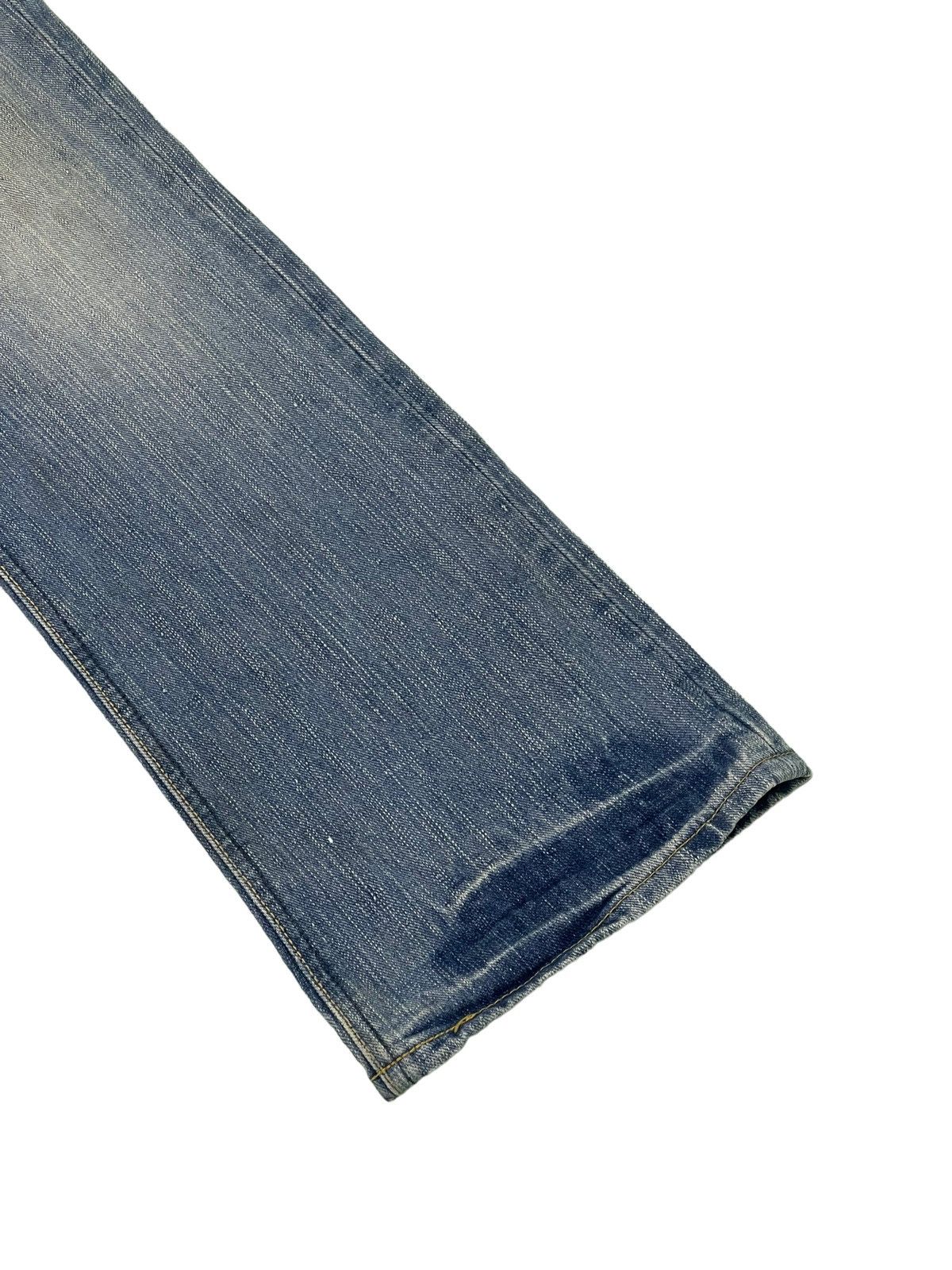 Japanese Brand Flare Jeans Lee Japan Faded Low Rise Boot Cut 4🟦4 Size US 30 / EU 46 - 4 Thumbnail