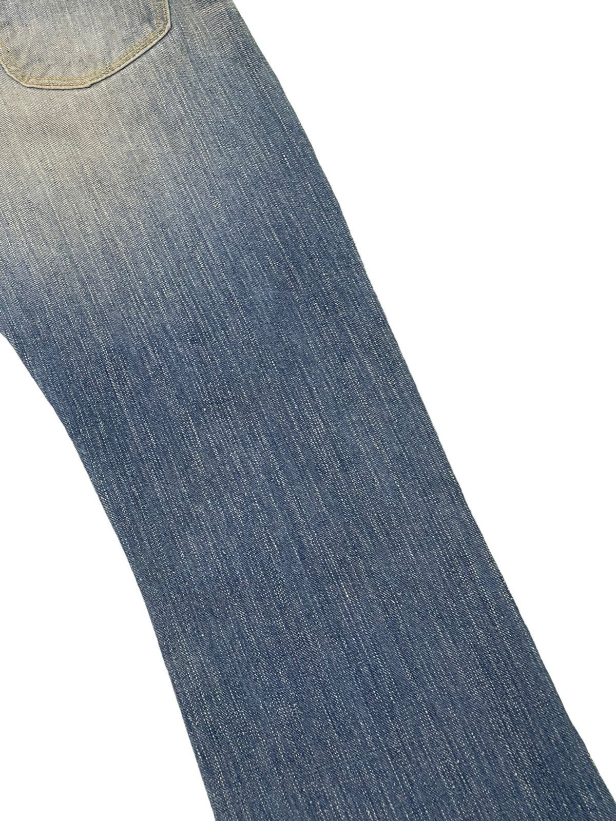 Japanese Brand Flare Jeans Lee Japan Faded Low Rise Boot Cut 4🟦4 Size US 30 / EU 46 - 17 Thumbnail