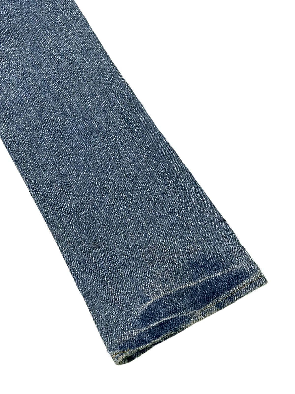 Japanese Brand Flare Jeans Lee Japan Faded Low Rise Boot Cut 4🟦4 Size US 30 / EU 46 - 14 Thumbnail